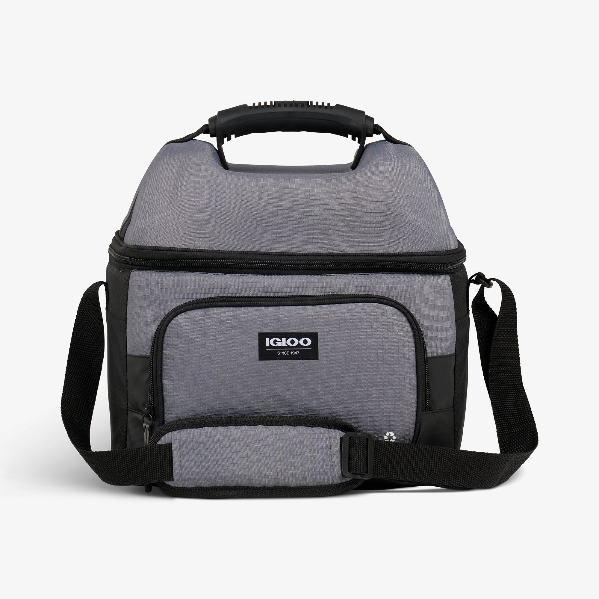 Latitude Hardtop Gripper 22-Can Cooler Bag H2 - Carbonite - Front View