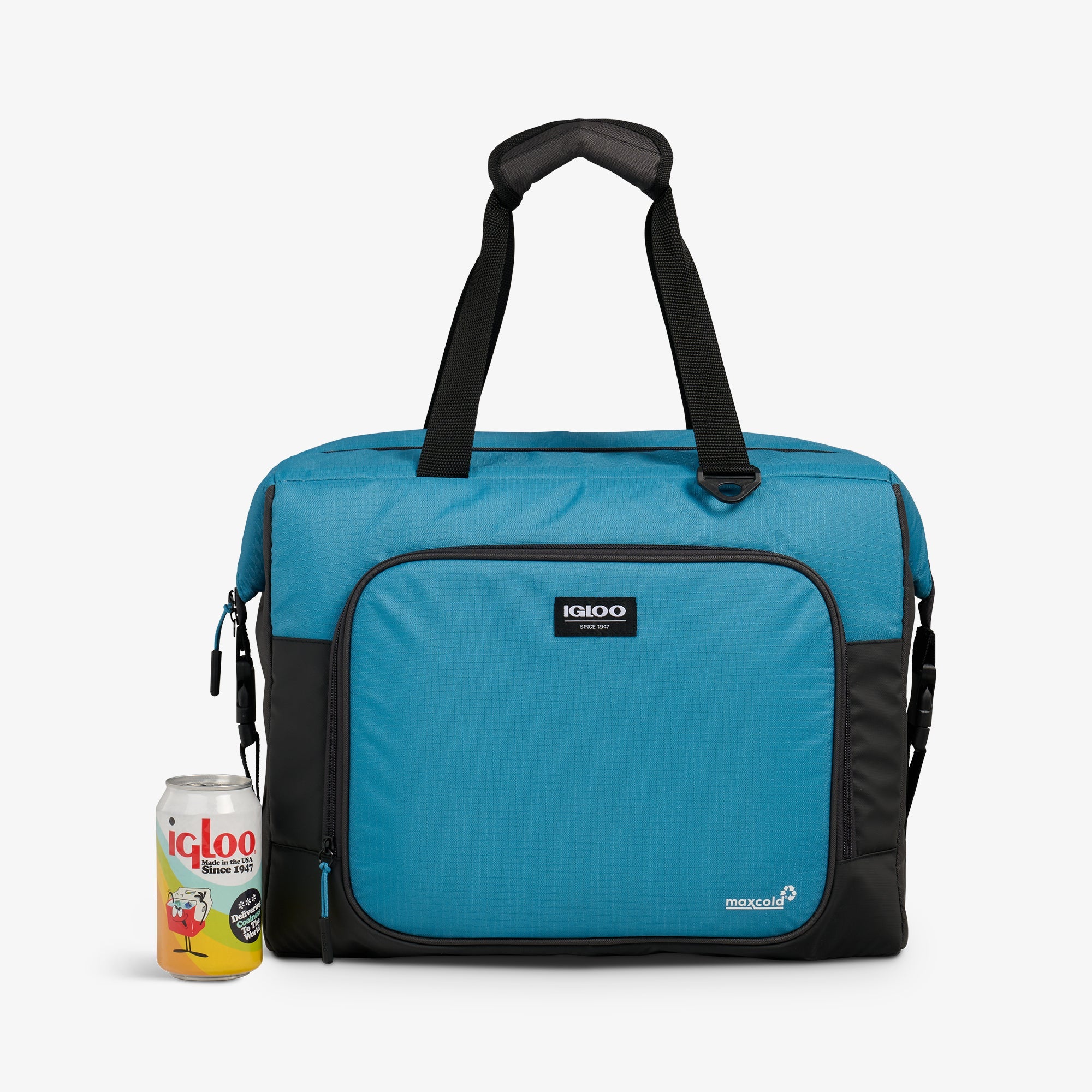 Latitude Snapdown 36-Can Cooler Bag E7 - Modern Blue - Size View