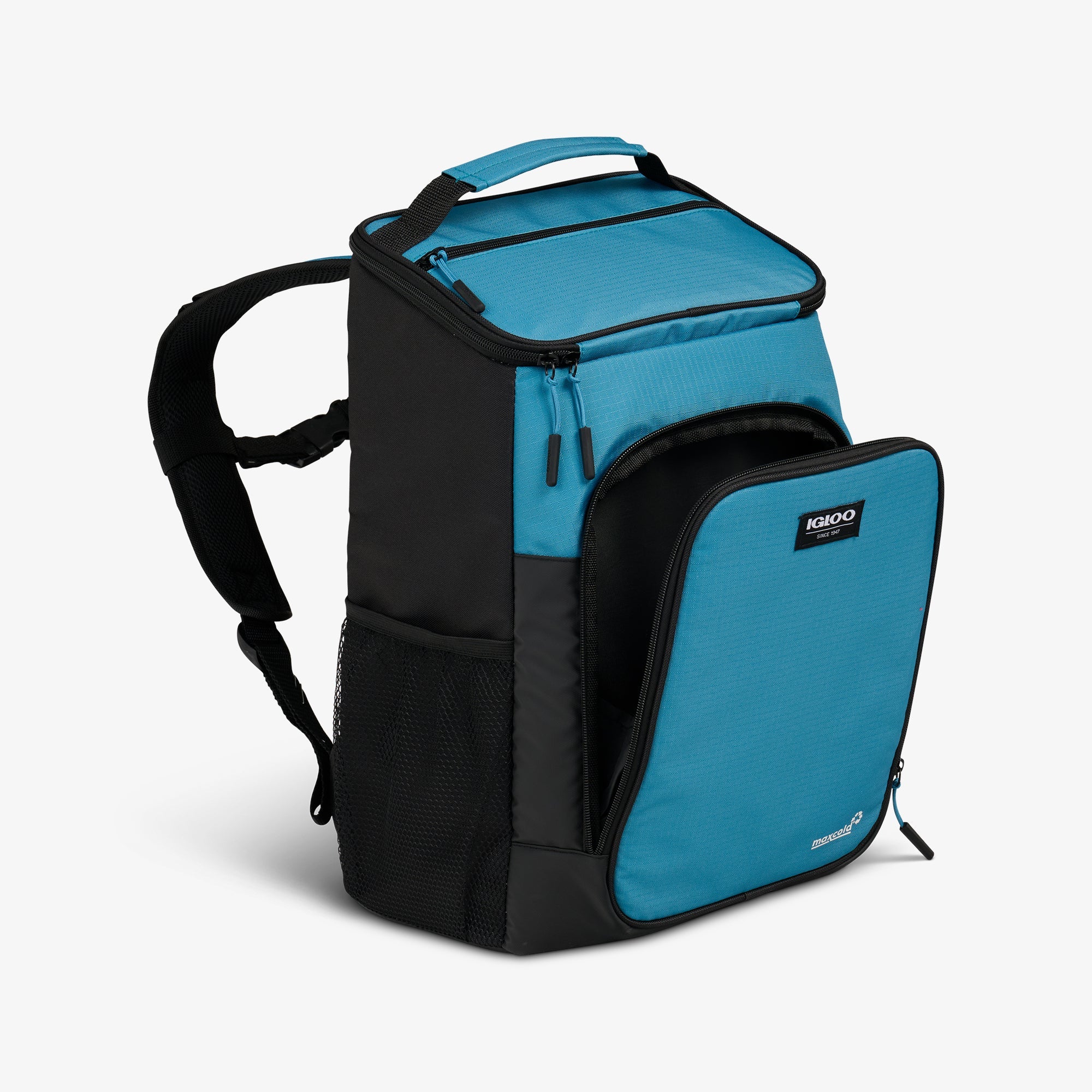 Latitude Top Grip 24-Can Backpack T2 - Modern Blue - Open View