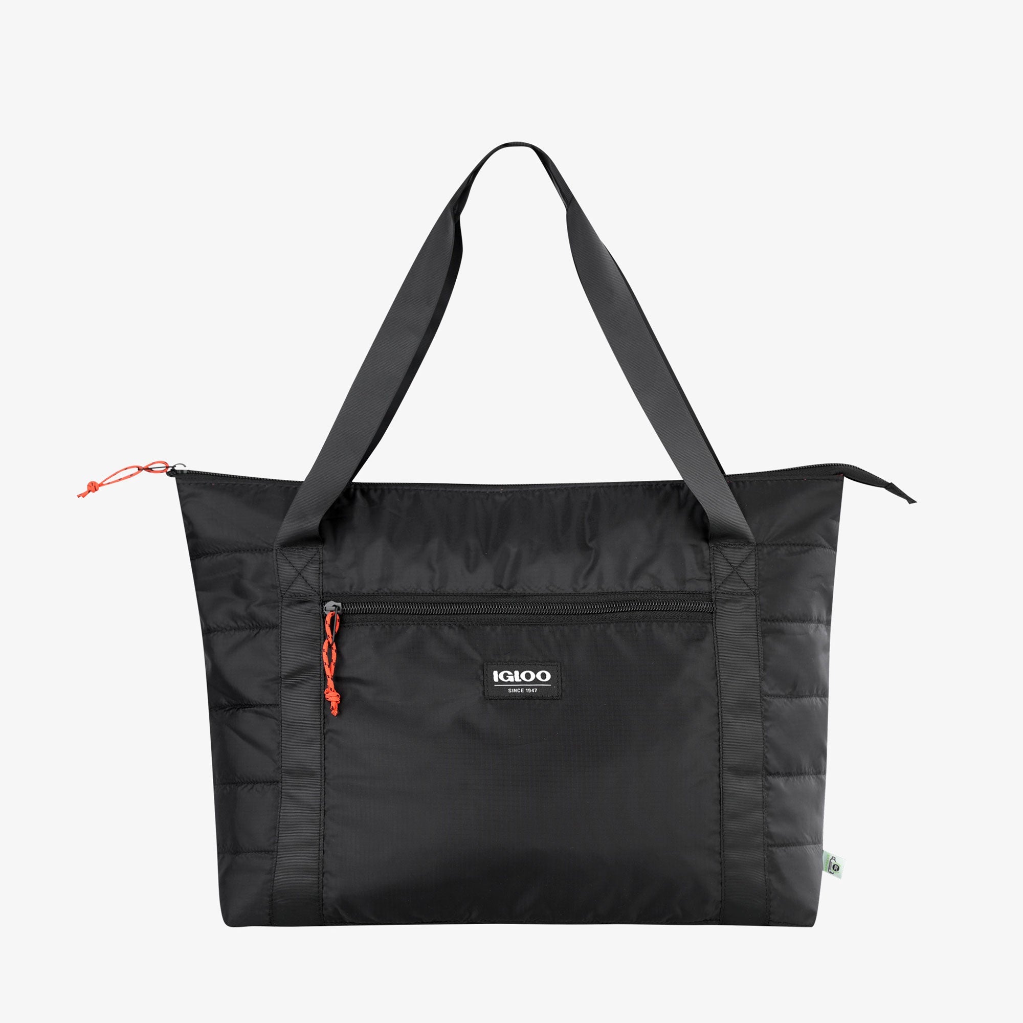Packable Puffer 20-Can Cooler Bag L7 - Black - Product View
