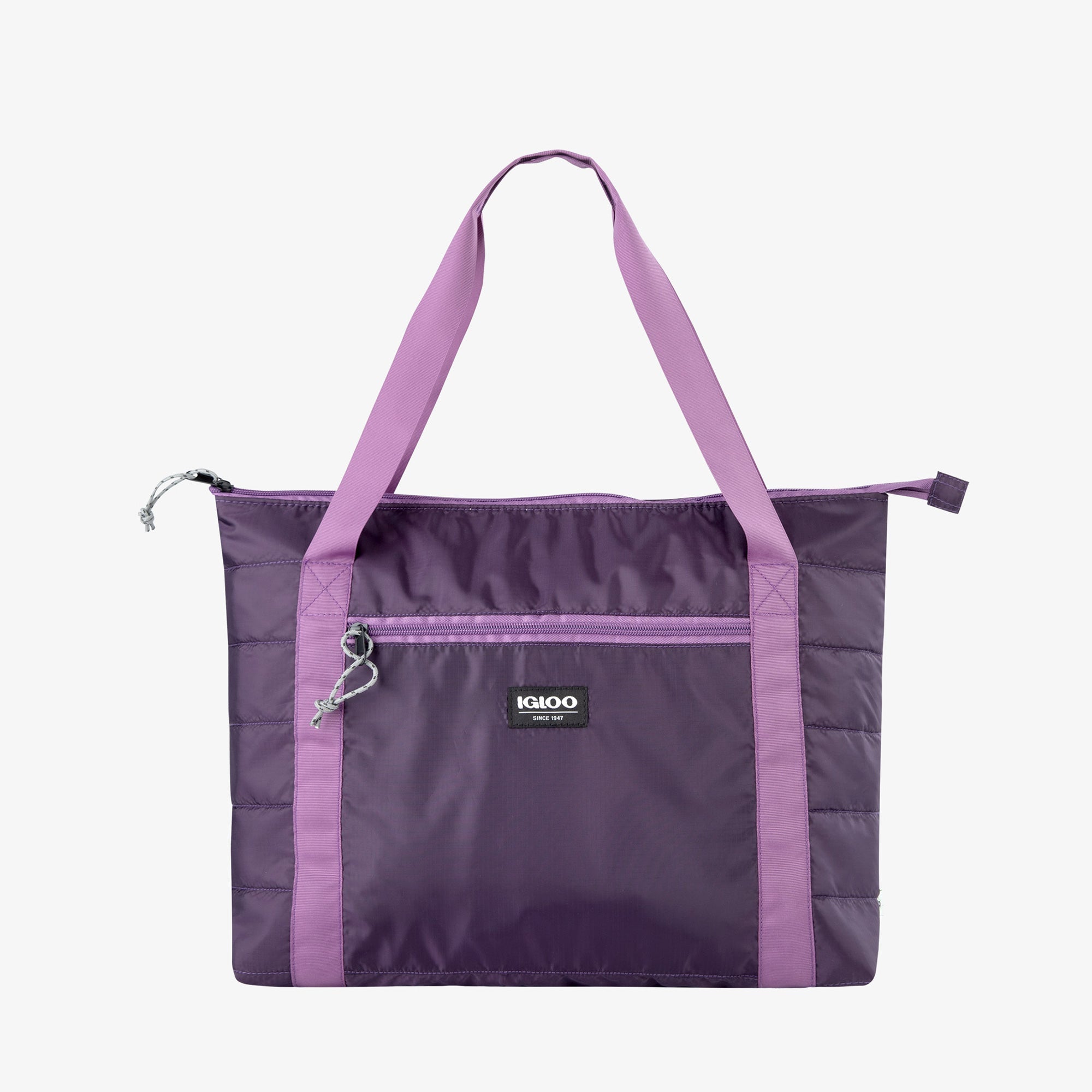 Packable Puffer 20-Can Cooler Bag L7 - Eggplant - Product View