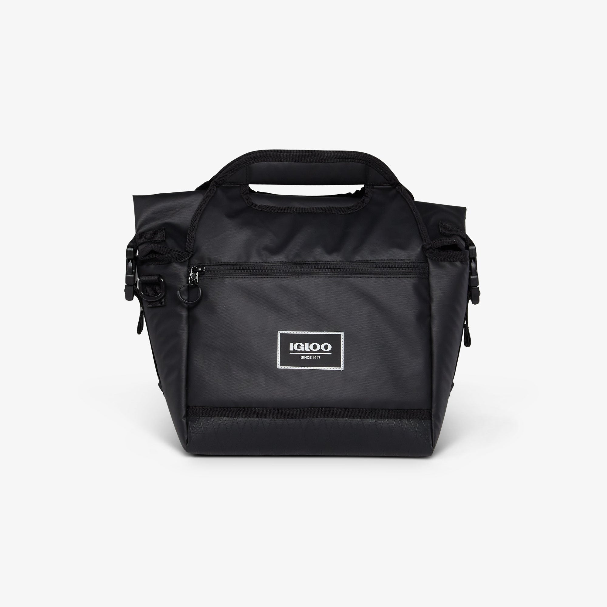 Pursuit 16-Can Lunch Bag O6 - Black - Front View