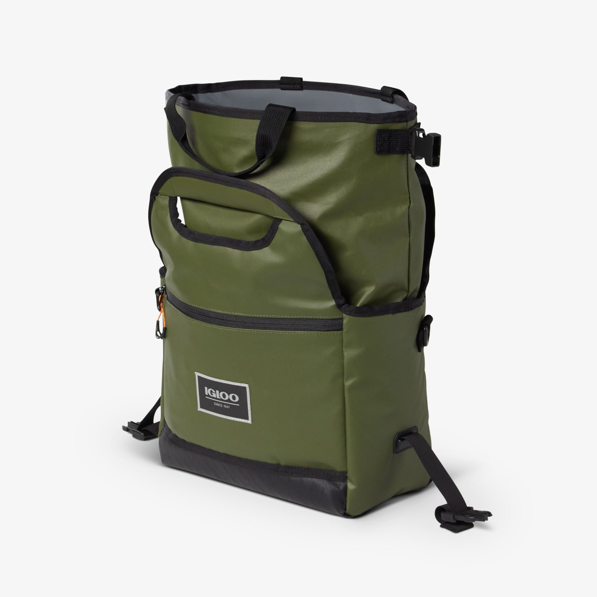 Pursuit 16-Can Lunch Bag O6 - Chive - Open View
