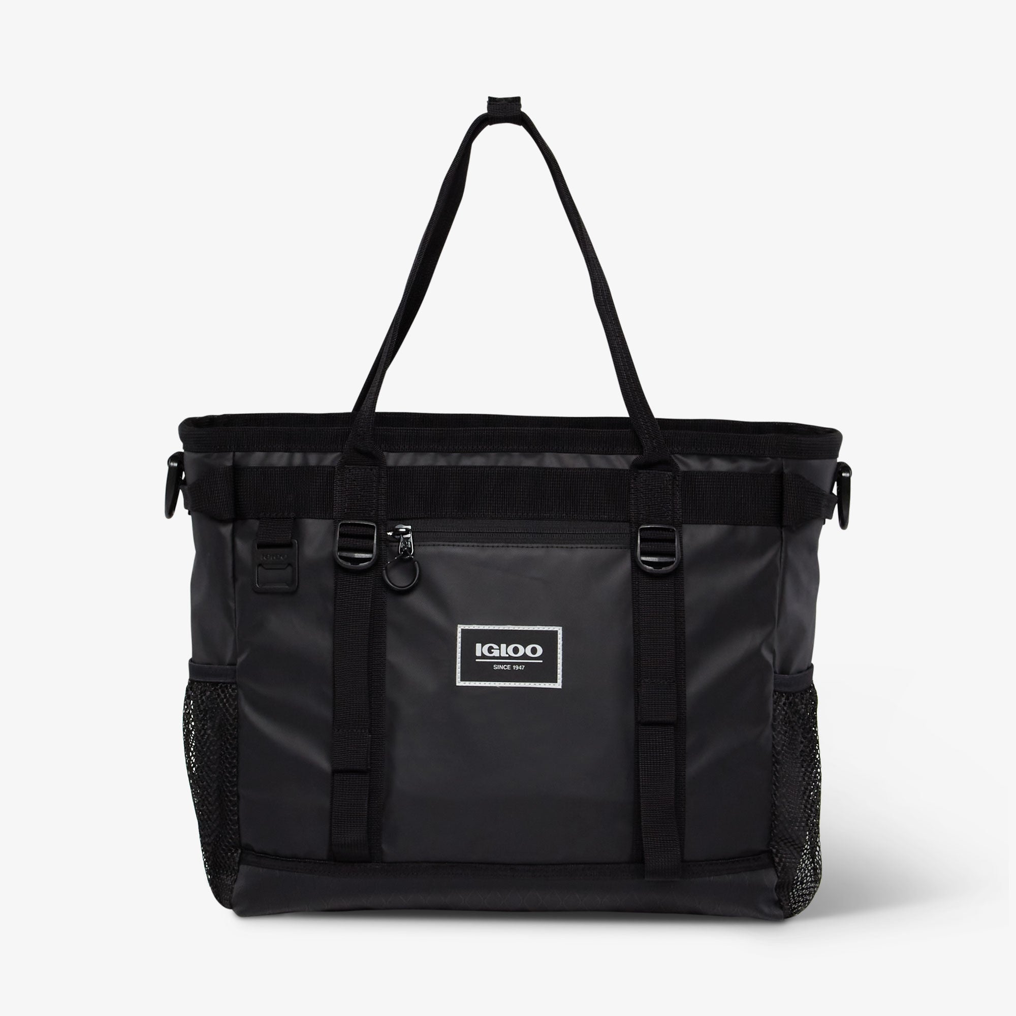 Pursuit 30-Can Tote V7 - Black - Front View
