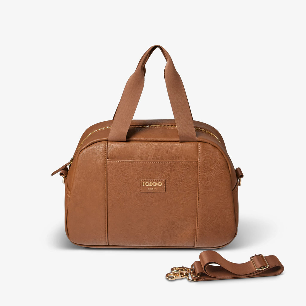 Igloo Luxe® Satchel Cooler Bag C2 - Cognac - Product View