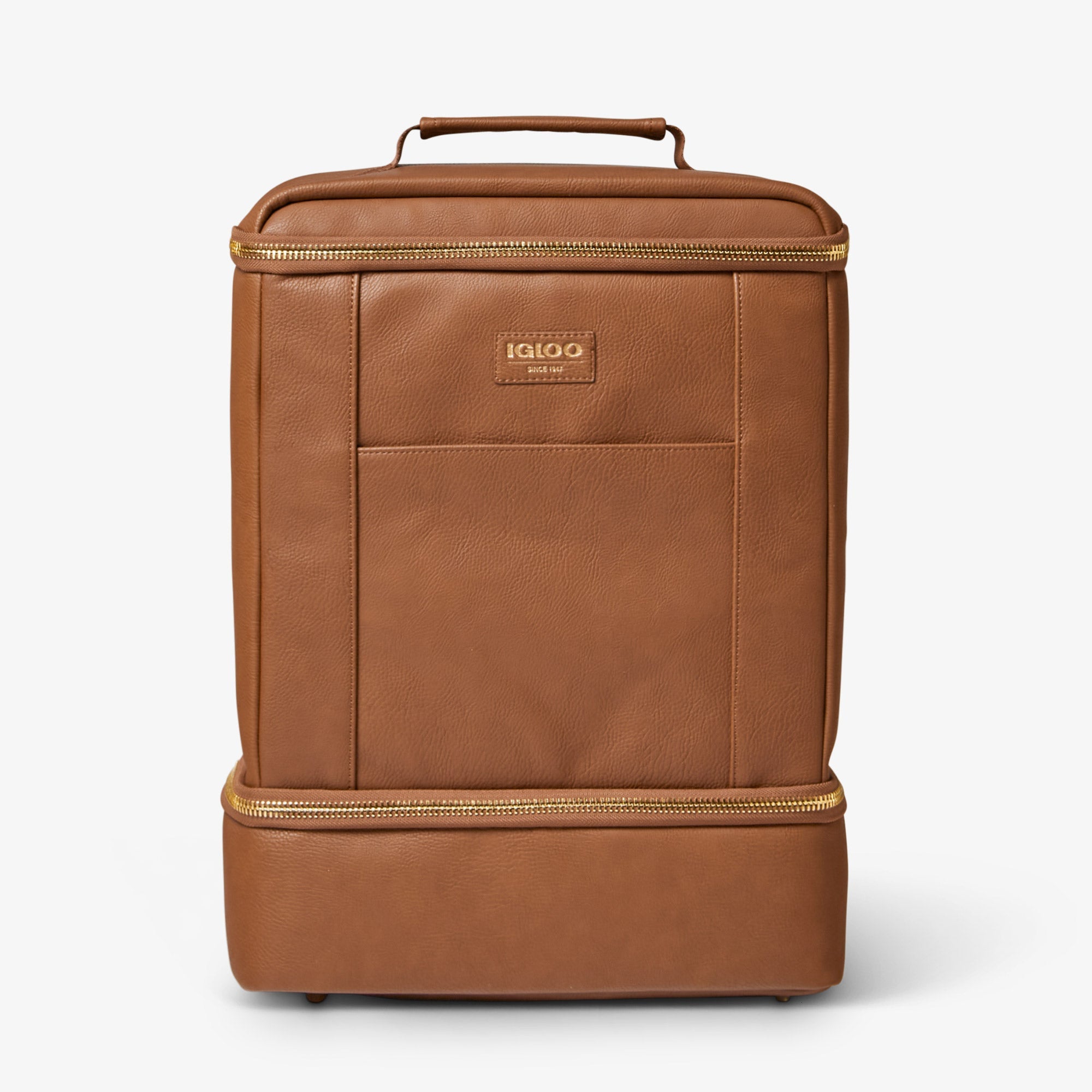 Igloo Luxe® Dual Compartment Backpack C7 - Cognac - Product View