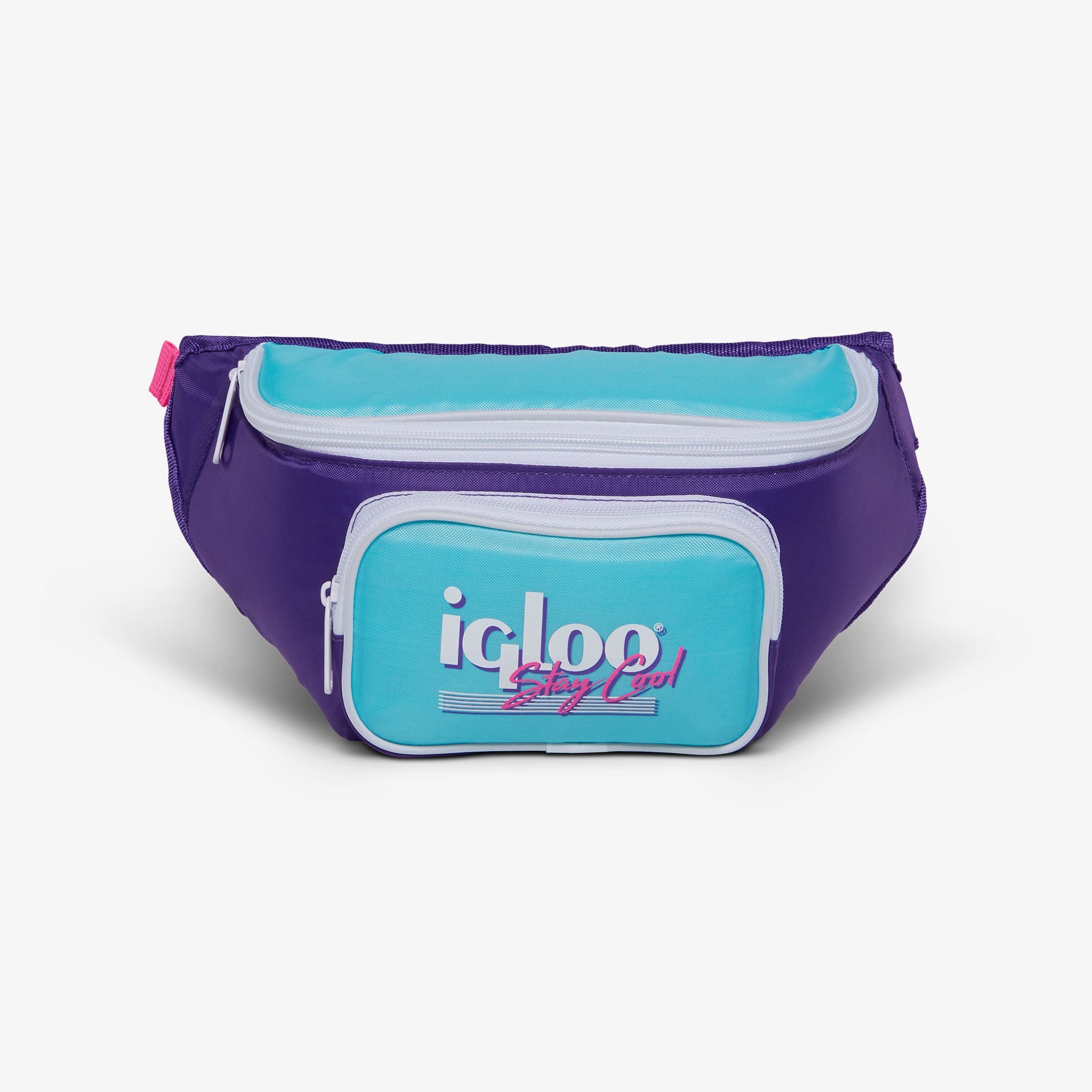 Retro Fanny Pack X8 - Purple - Front View