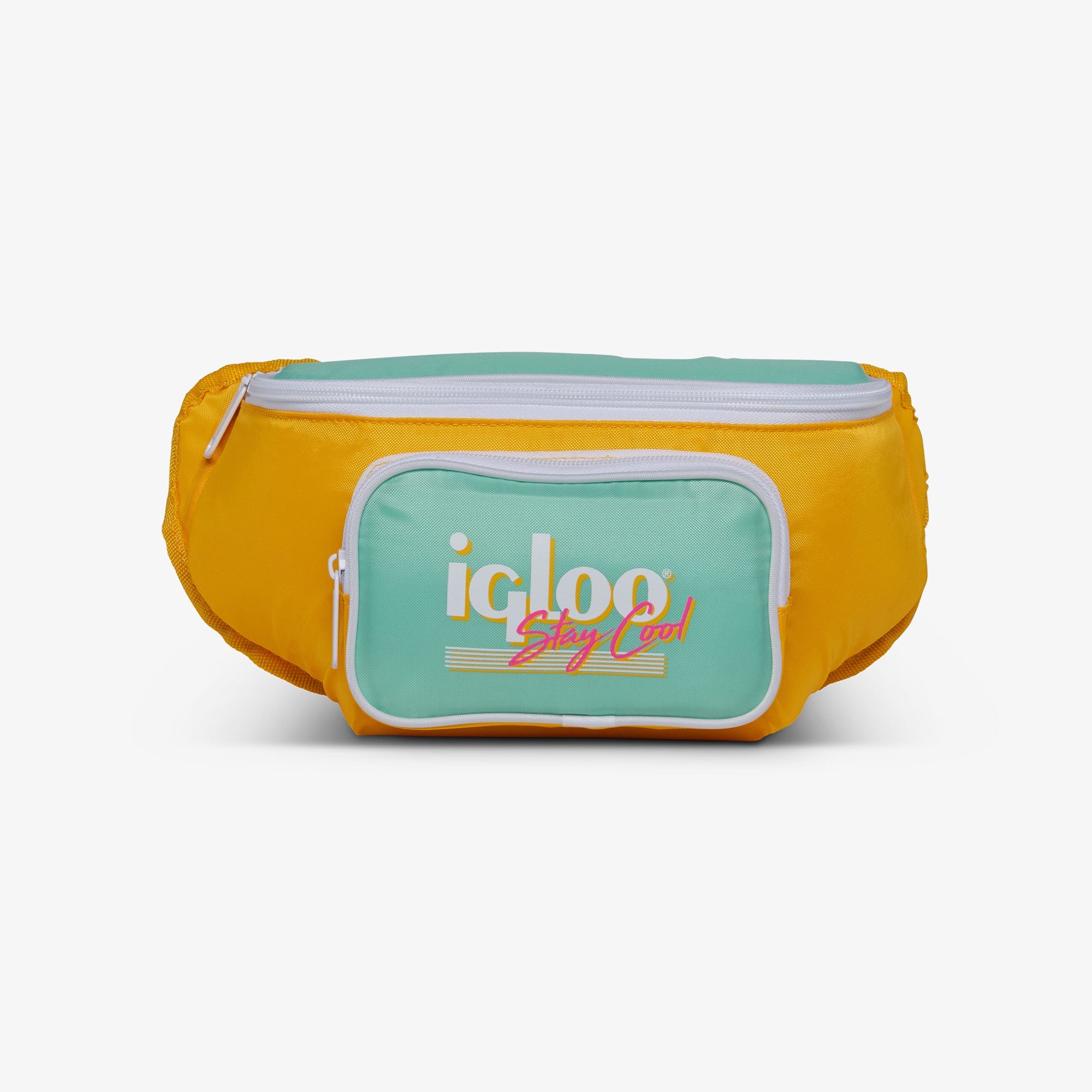 Retro Fanny Pack X8 - Yellow - Front View