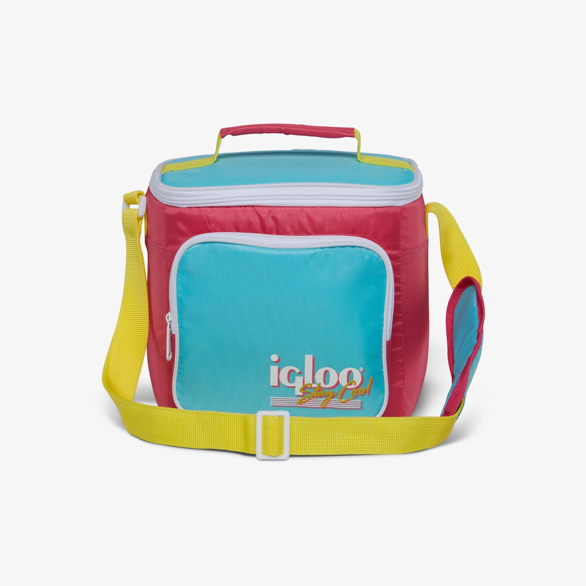 Retro Square Lunch Bag N6 - Watermelon - Front View