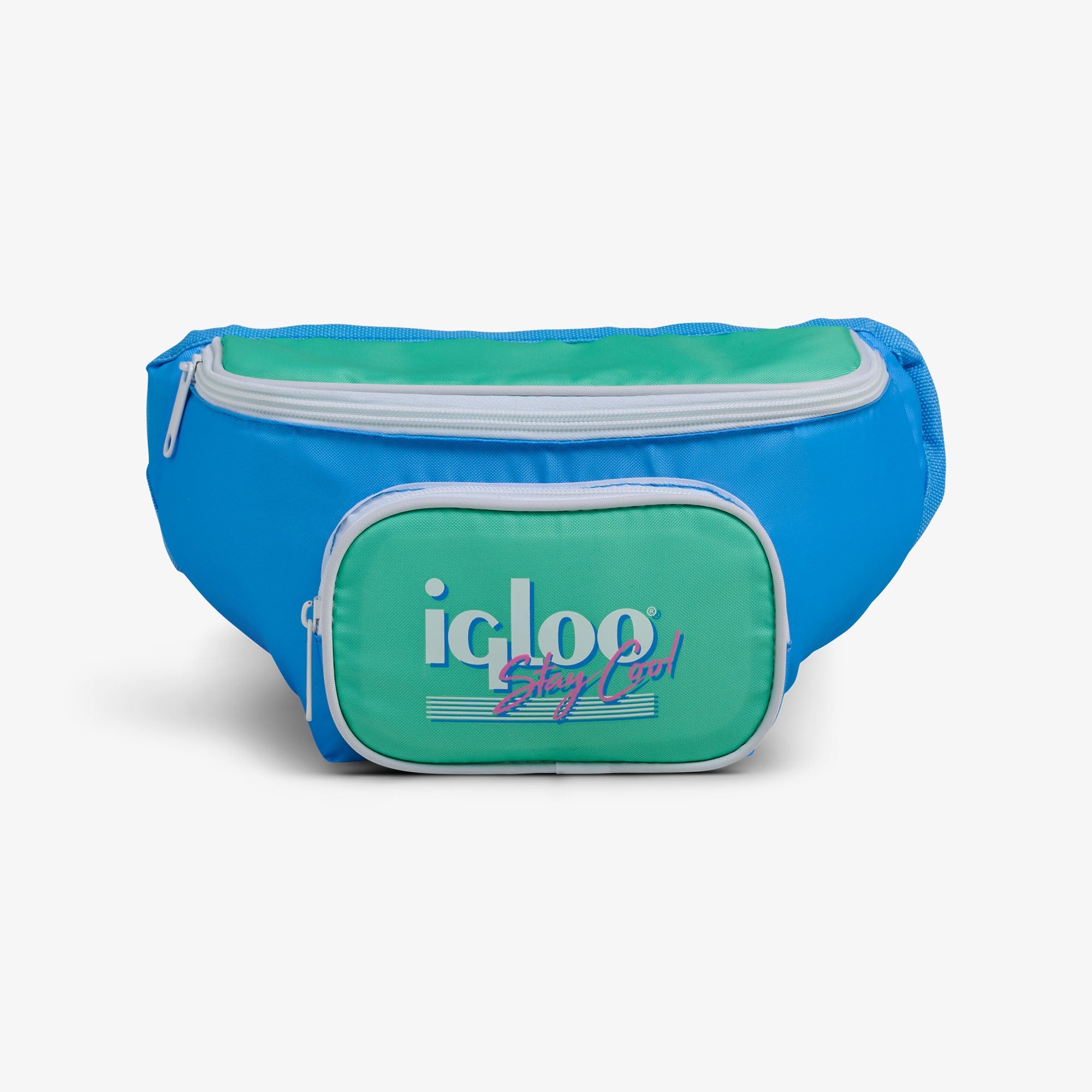 Retro Fanny Pack X8 - Carolina Blue - Front View