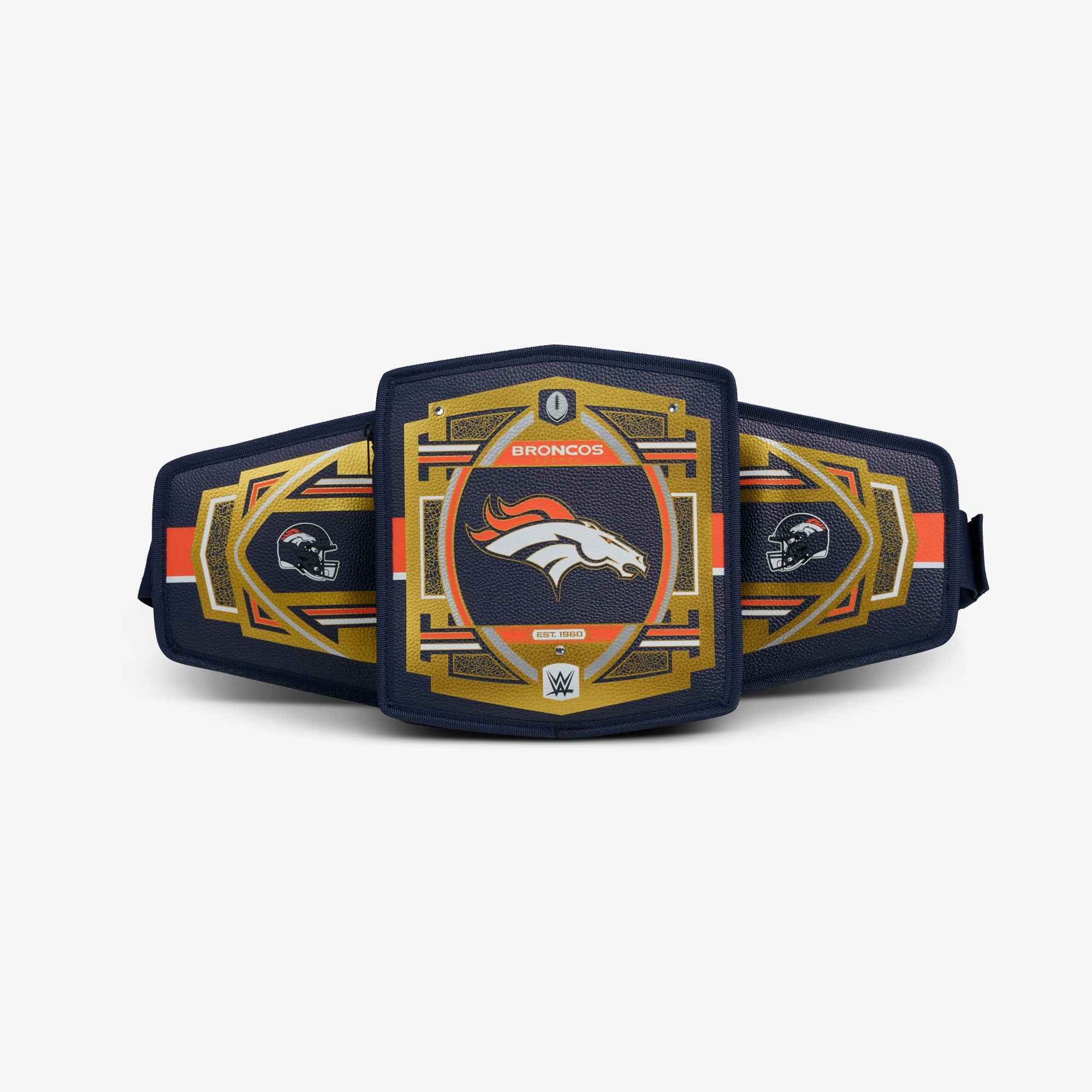 NFL WWE Cooler Fanny Pack L0 - Broncos - Front View