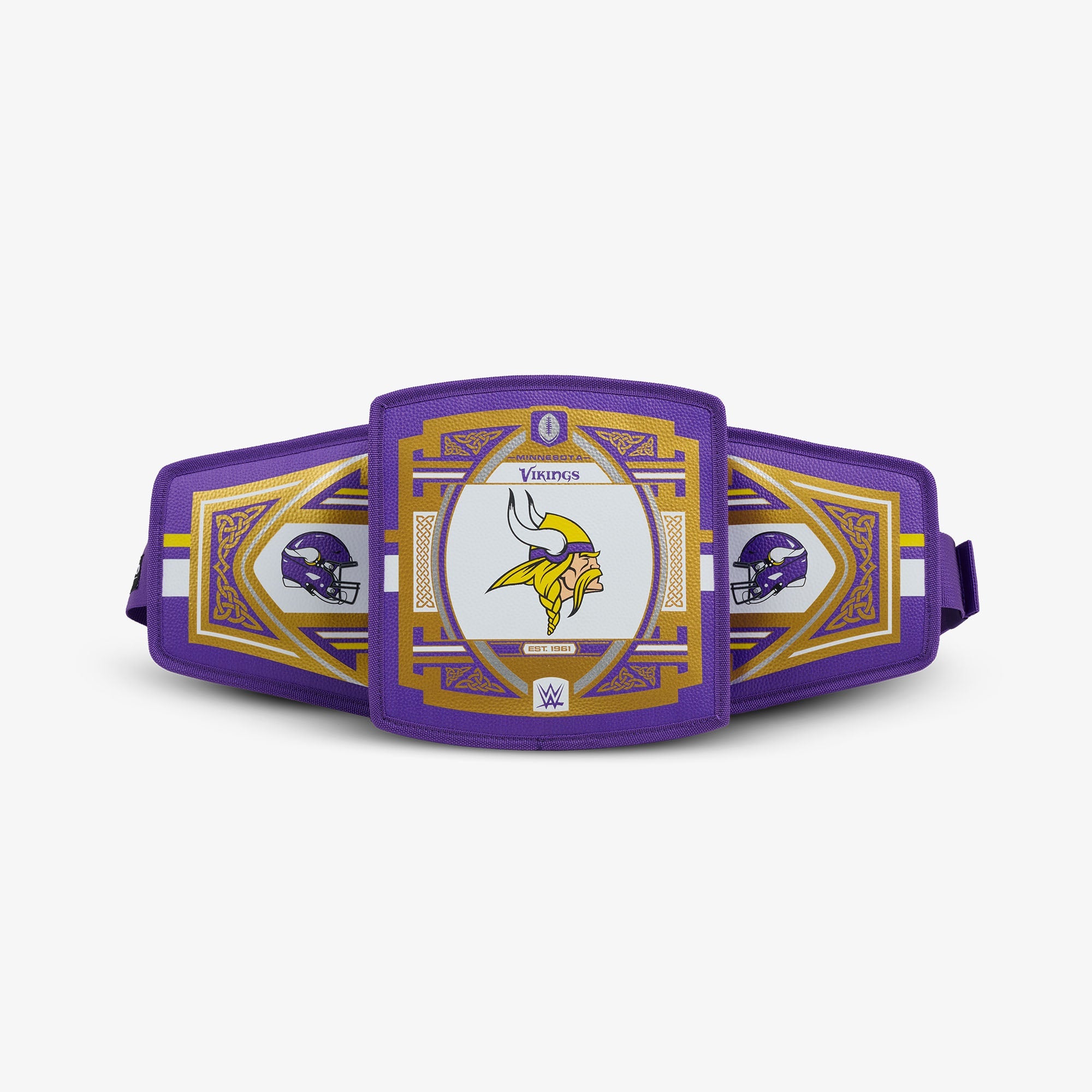 NFL WWE Cooler Fanny Pack L0 - Vikings - Front View