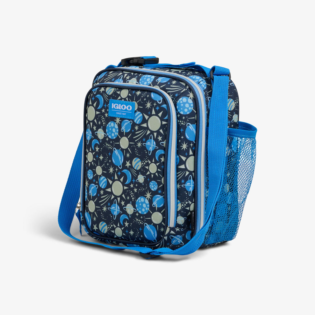 Kids Lunch Glow Vertical Cooler + Bento Box R4 - Cosmic Glow - Product View