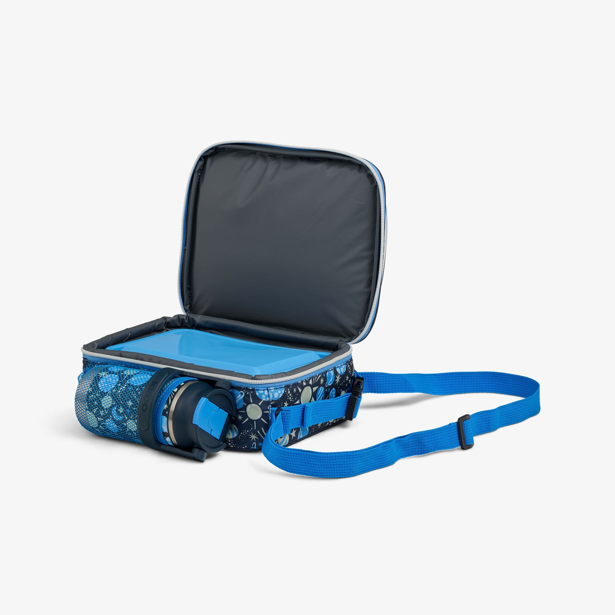 Kids Lunch Glow Vertical Cooler + Bento Box R4 - Cosmic Glow - Product View