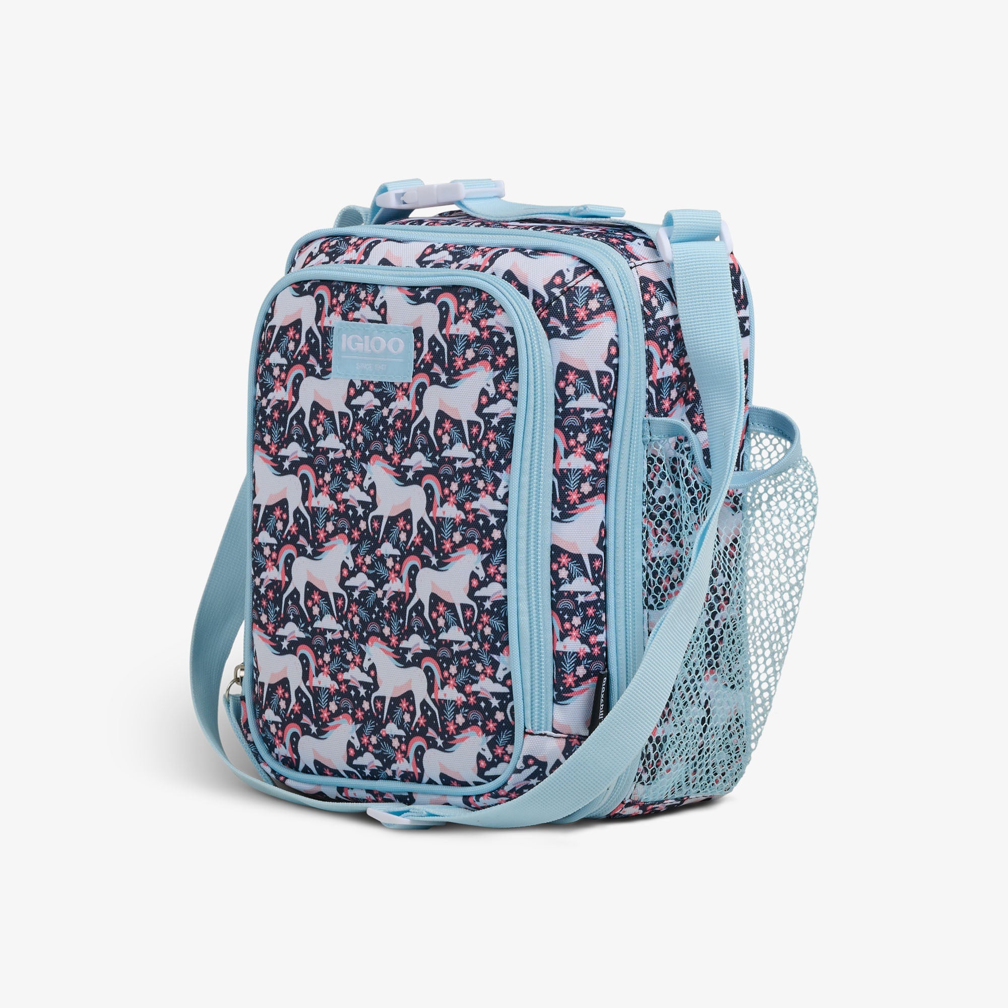 Kids Lunch Vertical Cooler + Bento Box G9 - Unicorns - Product View
