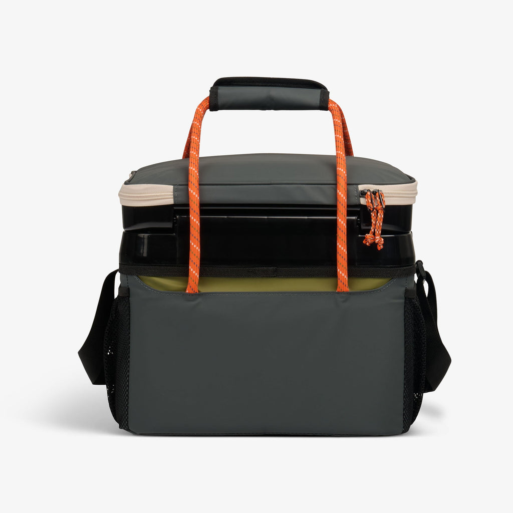 Summit Cool Fusion 18-Can Cooler Bag D7 - Tactical Gray - Back View