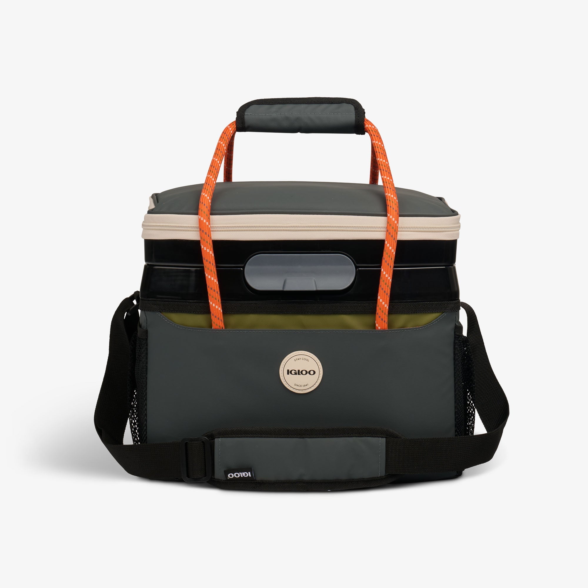 Summit Cool Fusion 18-Can Cooler Bag D7 - Tactical Gray - Front View