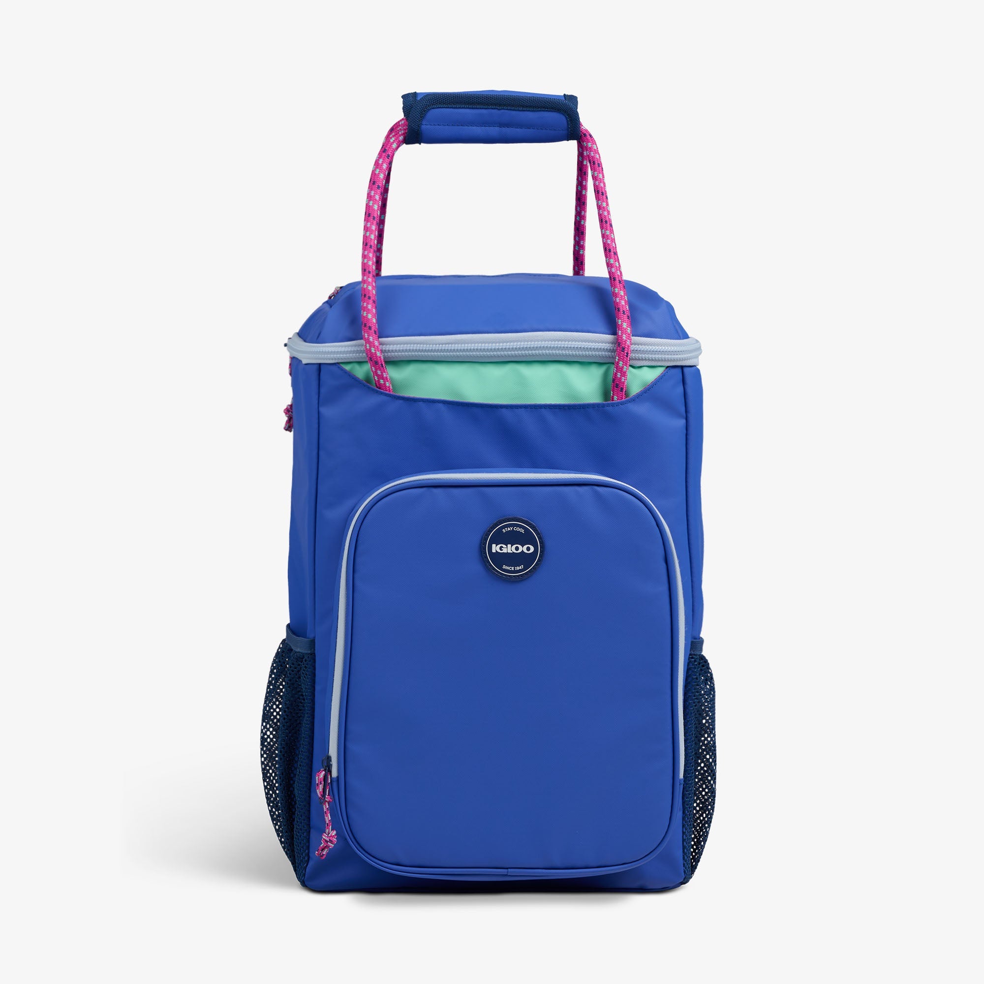 Summit 24-Can Backpack B5 - Electric Indigo - Strap View