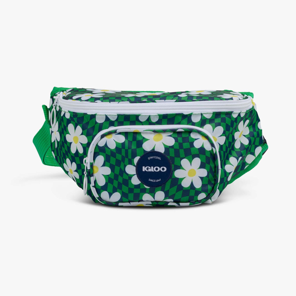 Retro Fanny Pack X8 - Psychedelic Daisy - Front View