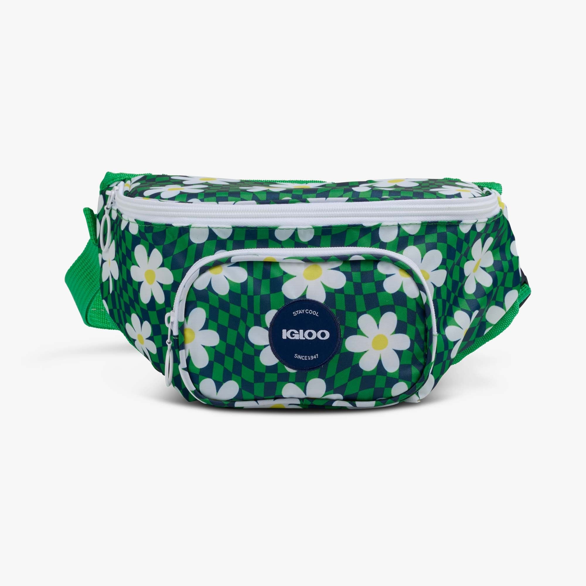 Retro Fanny Pack X8 - Psychedelic Daisy - Front View