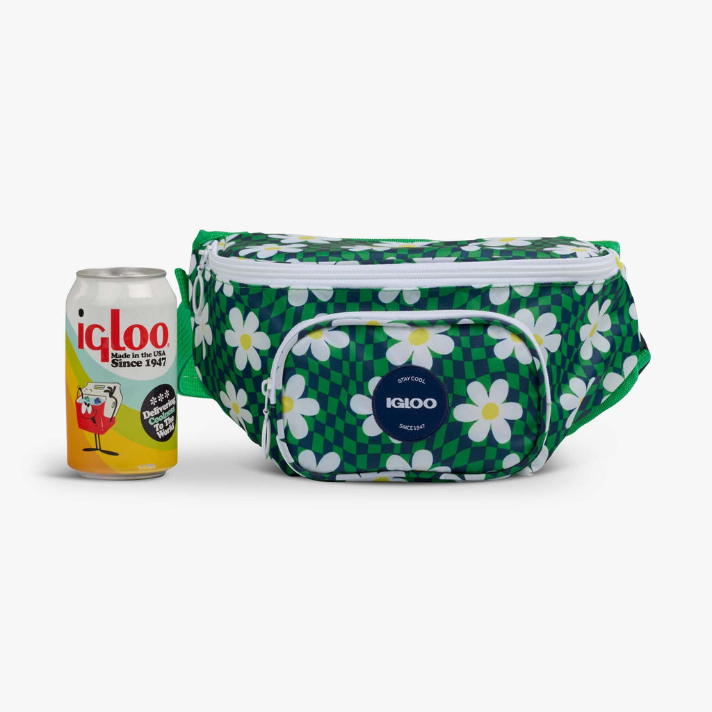 Retro Fanny Pack X8 - Psychedelic Daisy - Size View