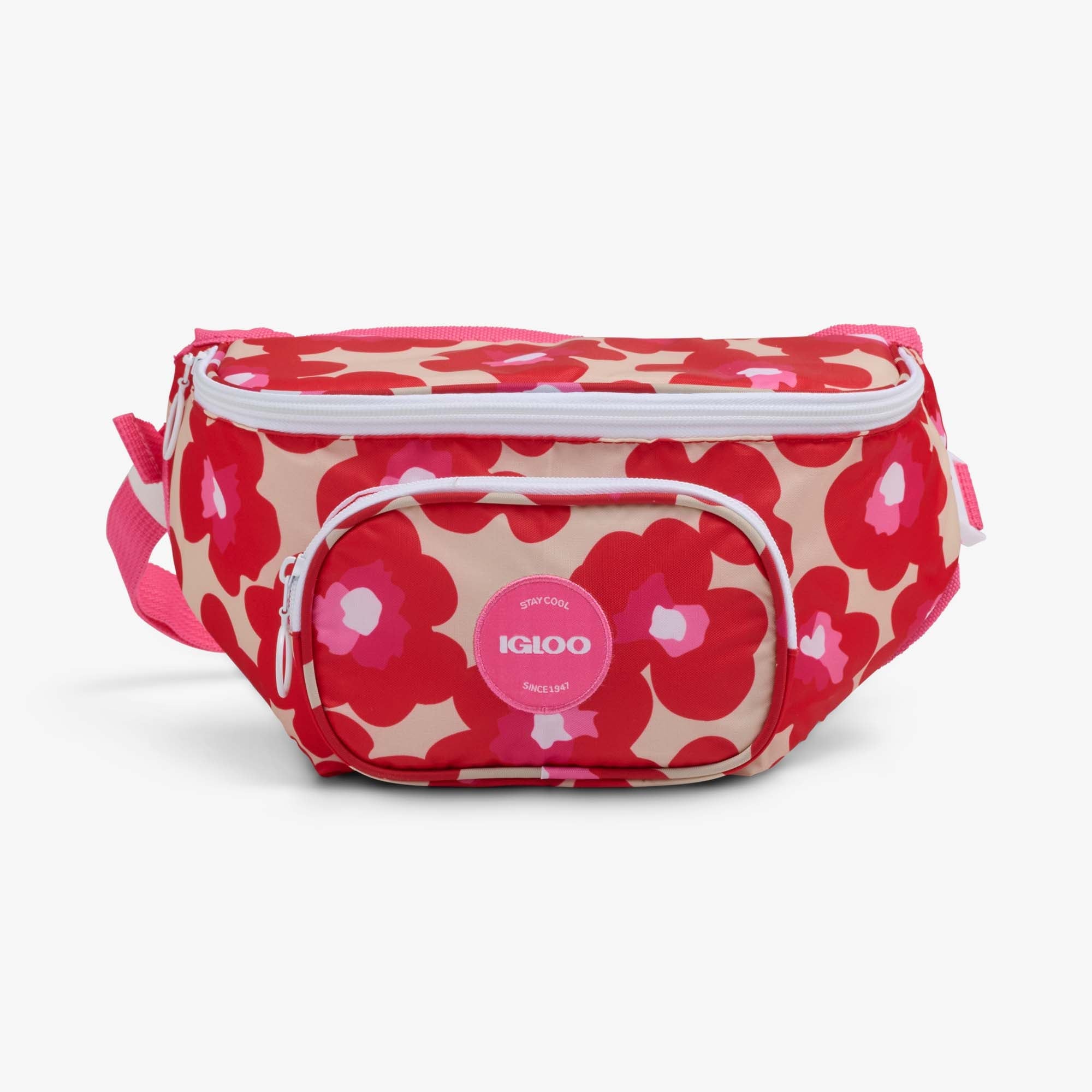 Retro Fanny Pack X8 - Mod Floral - Front View