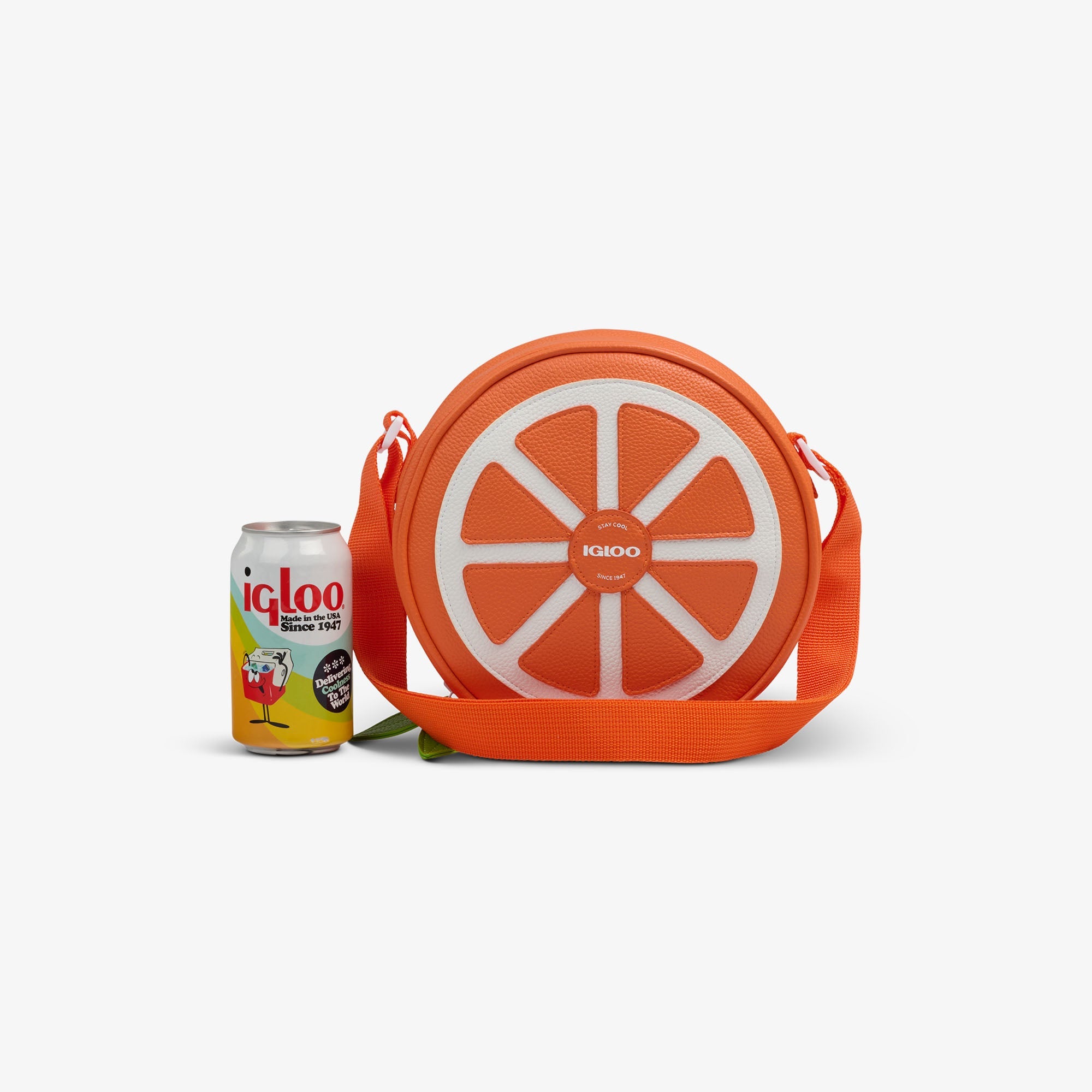 Citrus Crossbody Cooler Bag L5 - Orange - Size View