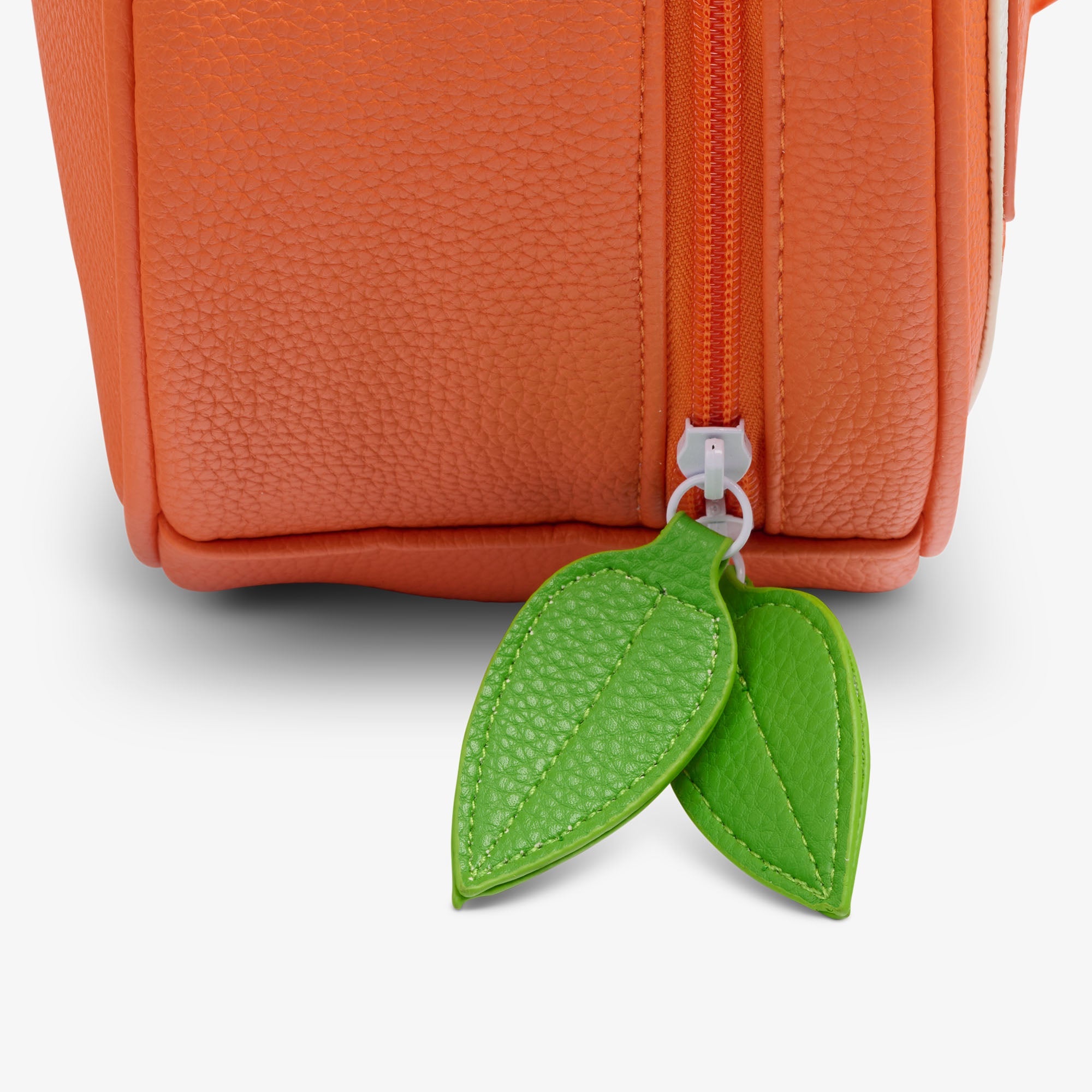 Citrus Crossbody Cooler Bag L5 - Orange - Zipper View