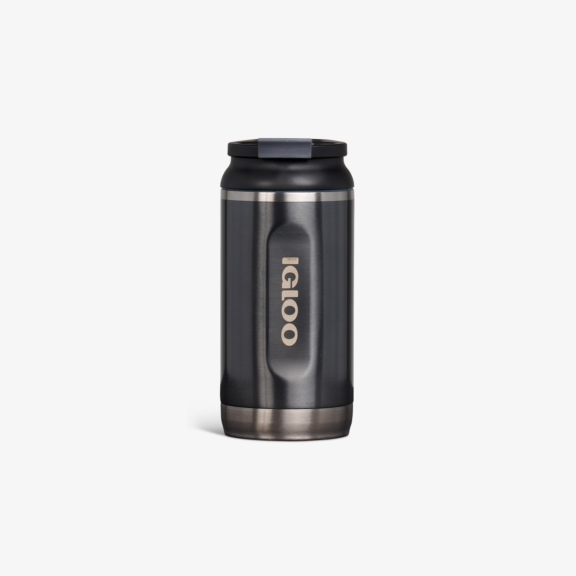 12 Oz Flip ‘n’ Sip Tumbler X3 - Gloss Carbonite - Front View