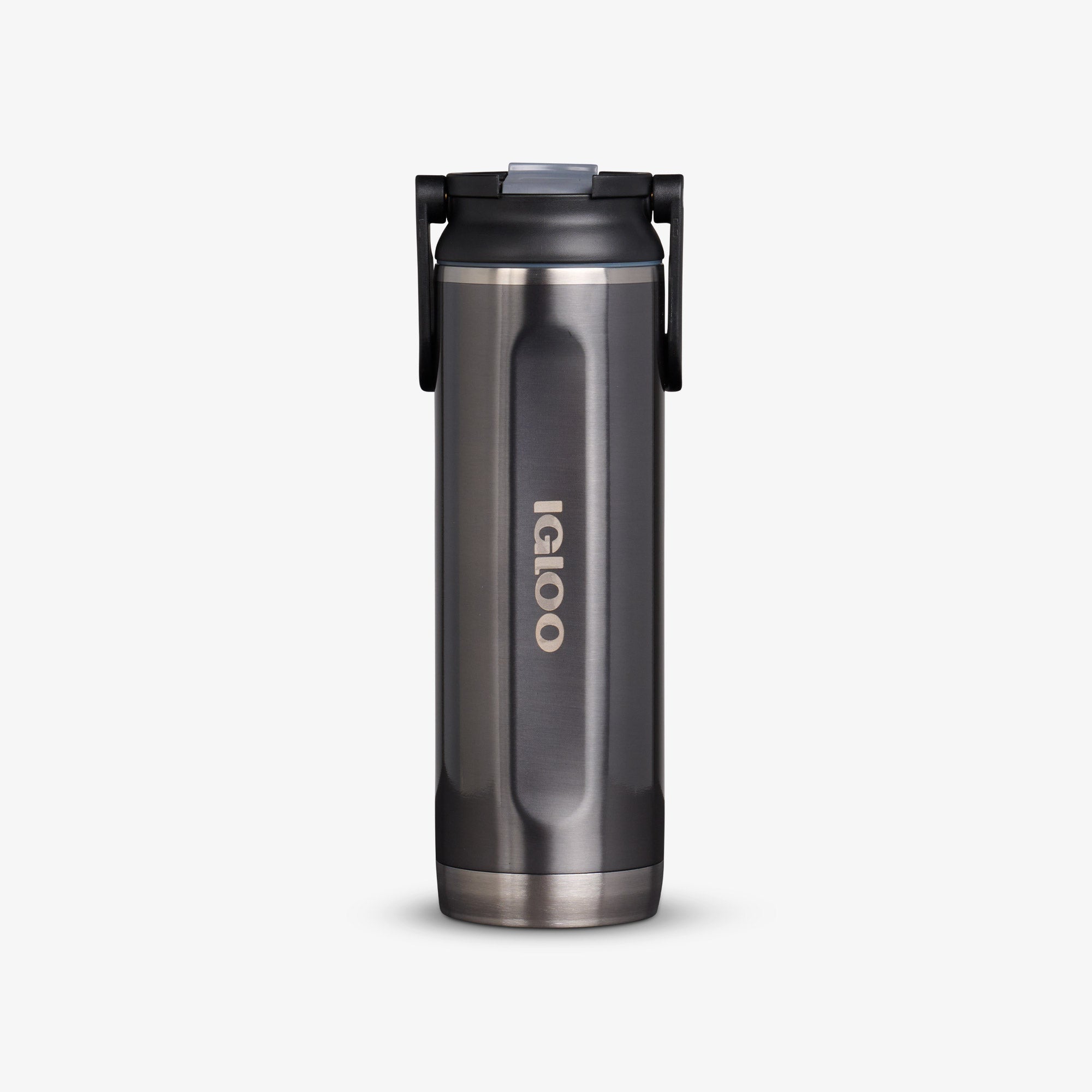 20 Oz Sport Sipper Bottle R7 - Gloss Carbonite - Front View