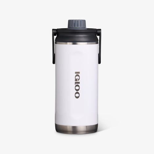 36 Oz Twist ‘n’ Chug Bottle Y6 - Gloss White - Front View