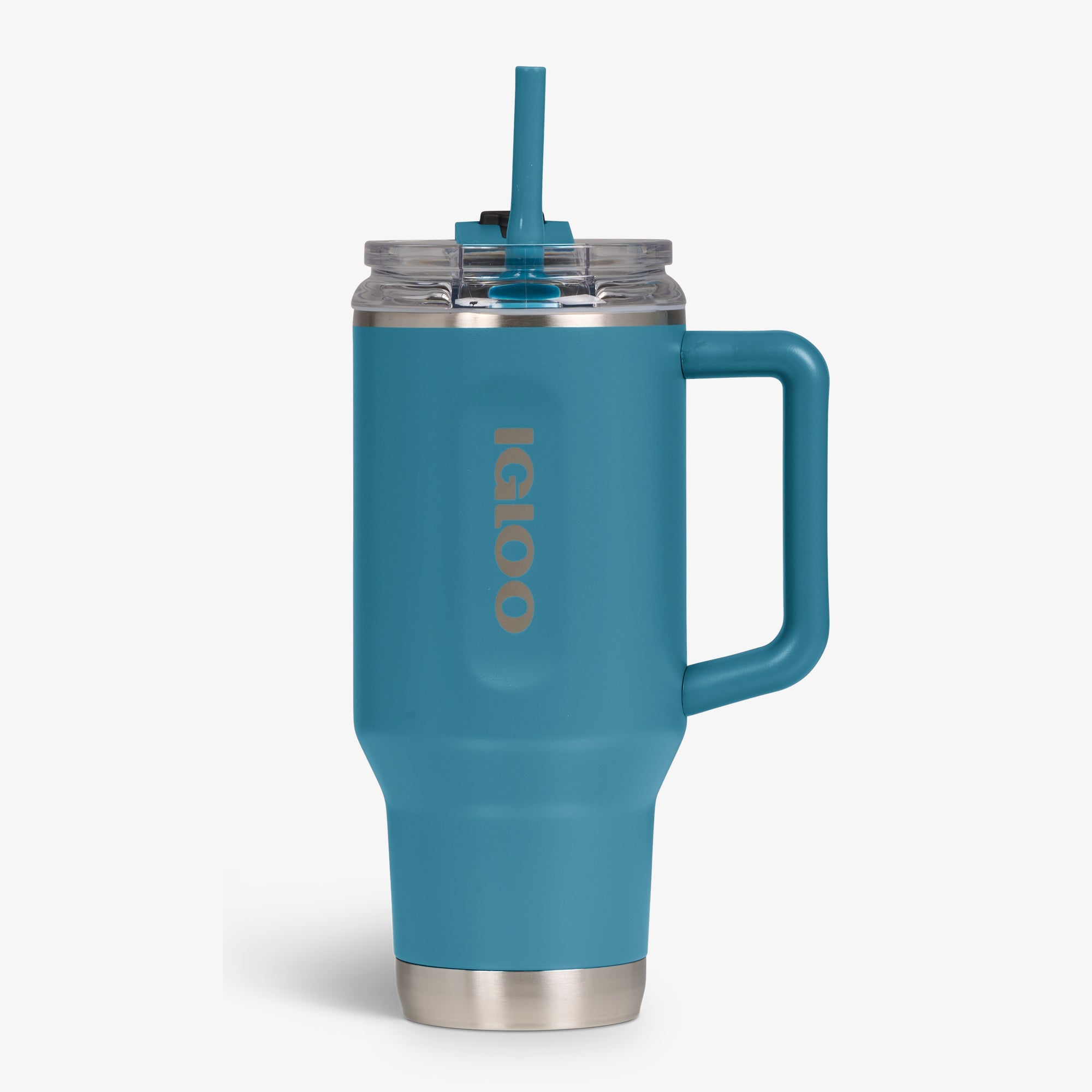 32 Oz Flip ‘n’ Sip Travel Mug X1 - Modern Blue - Strap View