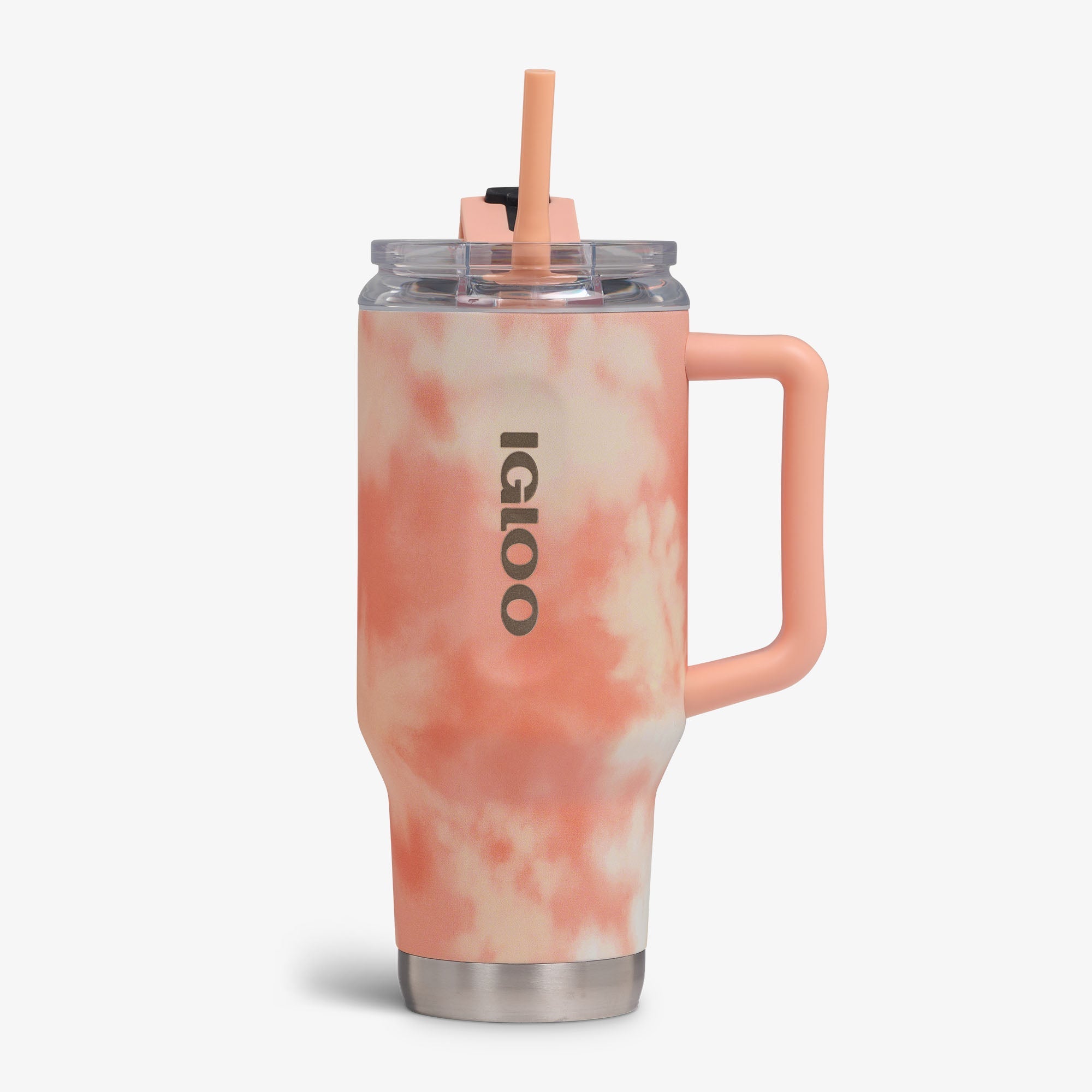 32 Oz Flip ‘n’ Sip Travel Mug X1 - Cloud Apricot - Front View