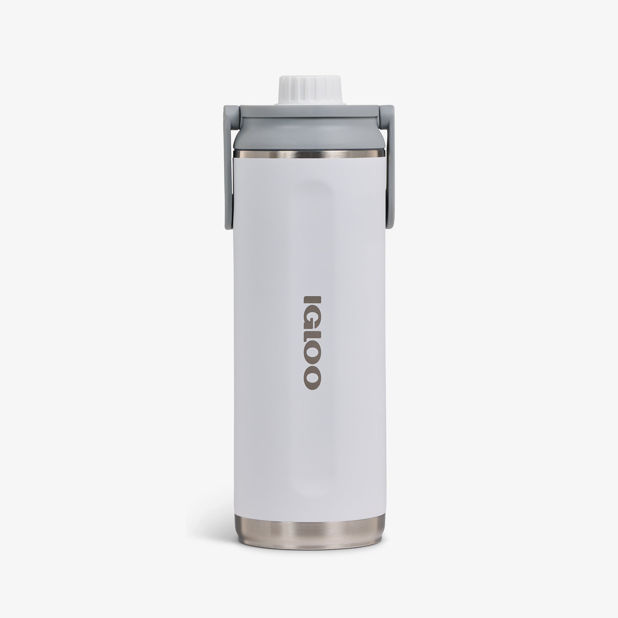 46 Oz Twist ‘n’ Chug Bottle W9 - White - Front View