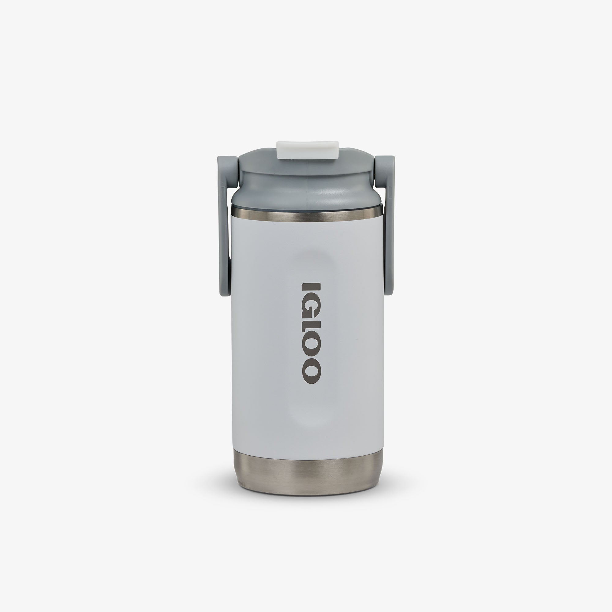 12 Oz Flip ‘n’ Sip Tumbler X3 - White - Front View