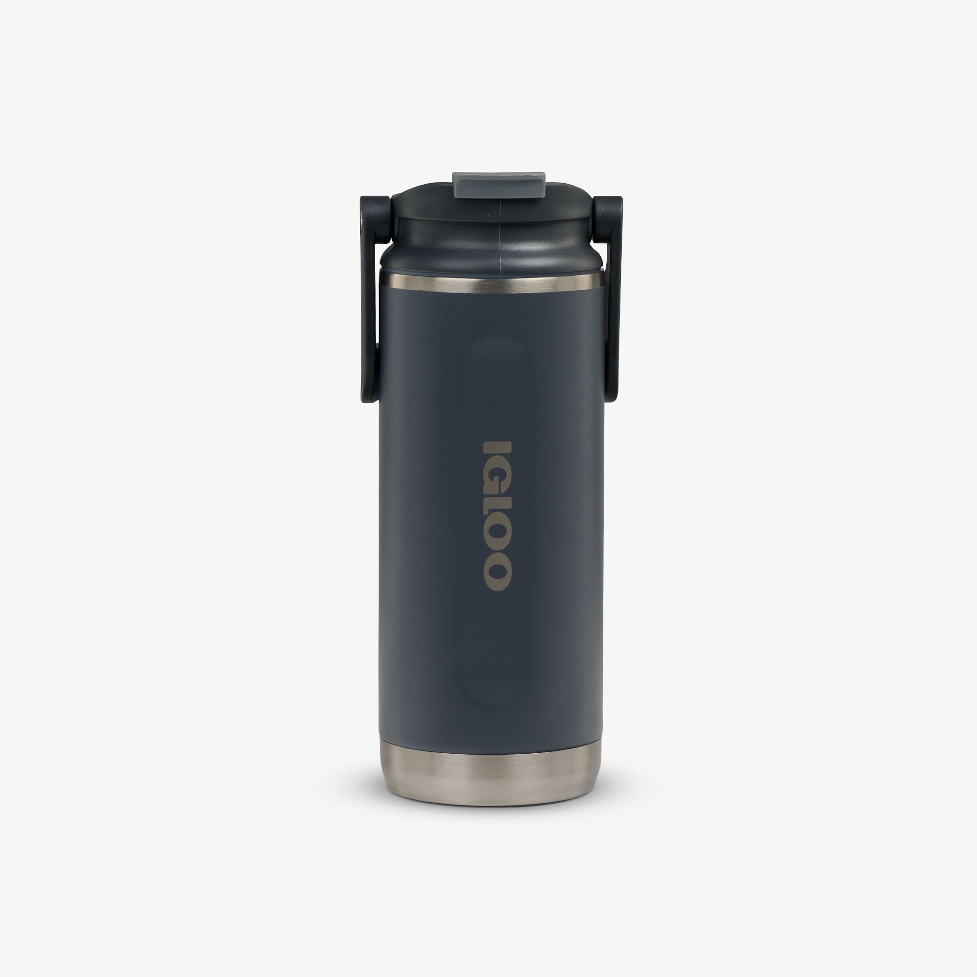 16 Oz Flip ‘n’ Sip Tumbler Y5 - Carbonite - Front View
