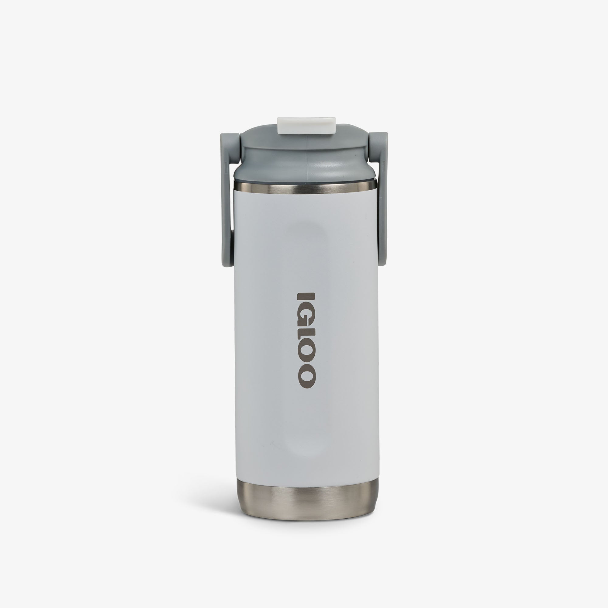 16 Oz Flip ‘n’ Sip Tumbler Y5 - White - Front View
