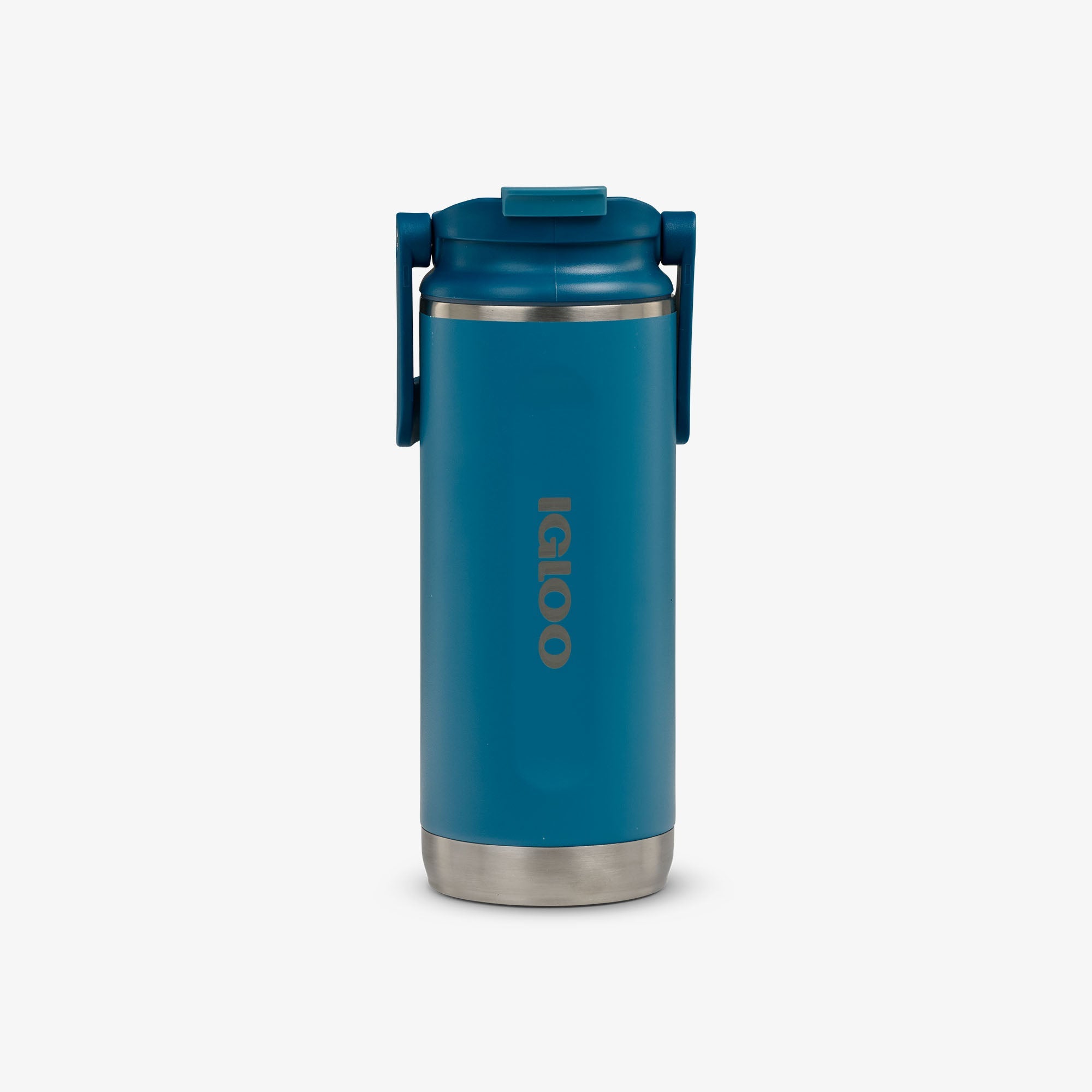 16 Oz Flip ‘n’ Sip Tumbler Y5 - Modern Blue - Front View