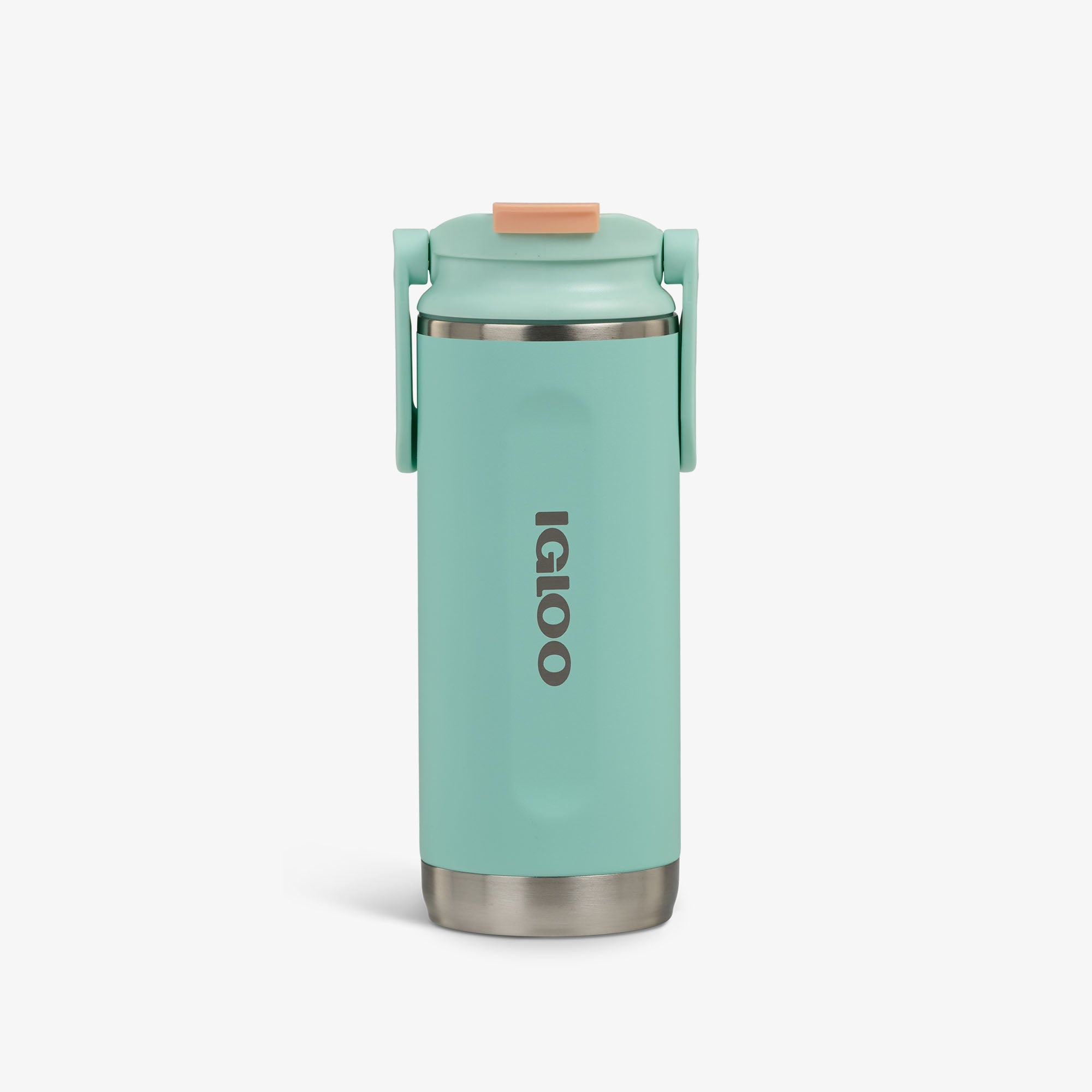 16 Oz Flip ‘n’ Sip Tumbler Y5 - Seafoam Green - Front View