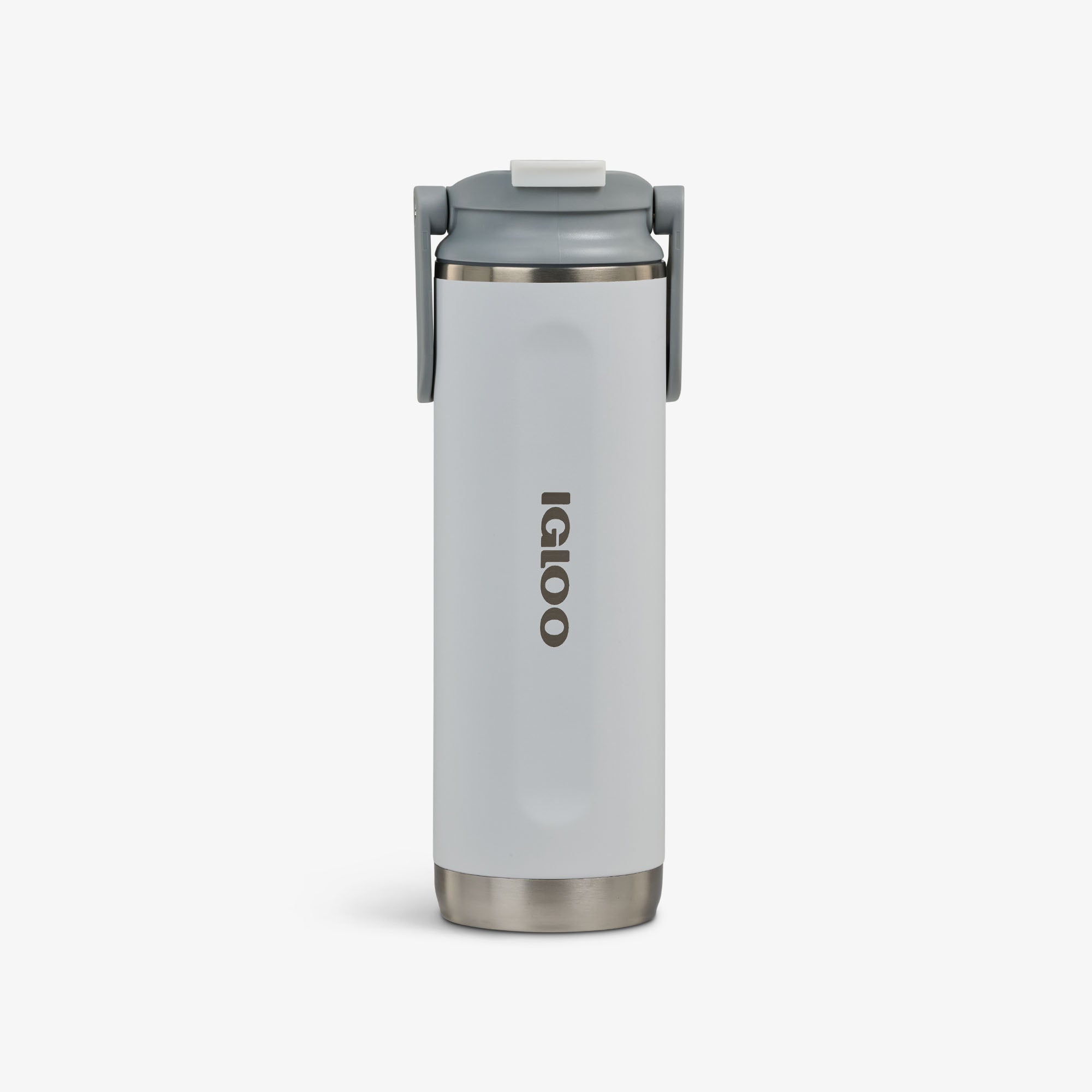 20 Oz Flip ‘n’ Sip Tumbler T9 - White - Front View