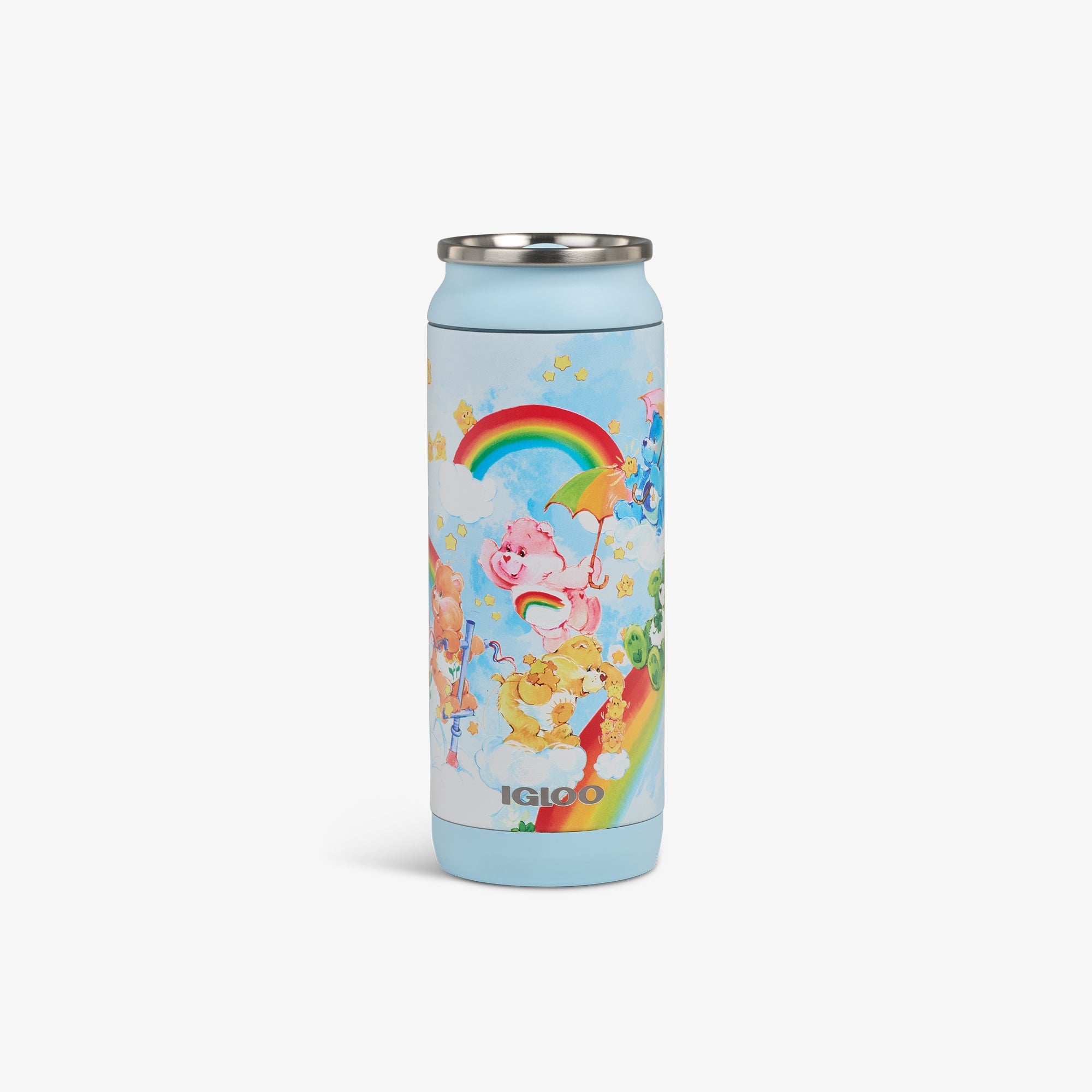 The Care Bears™ 16 Oz Can A9 - Blue - Front View
