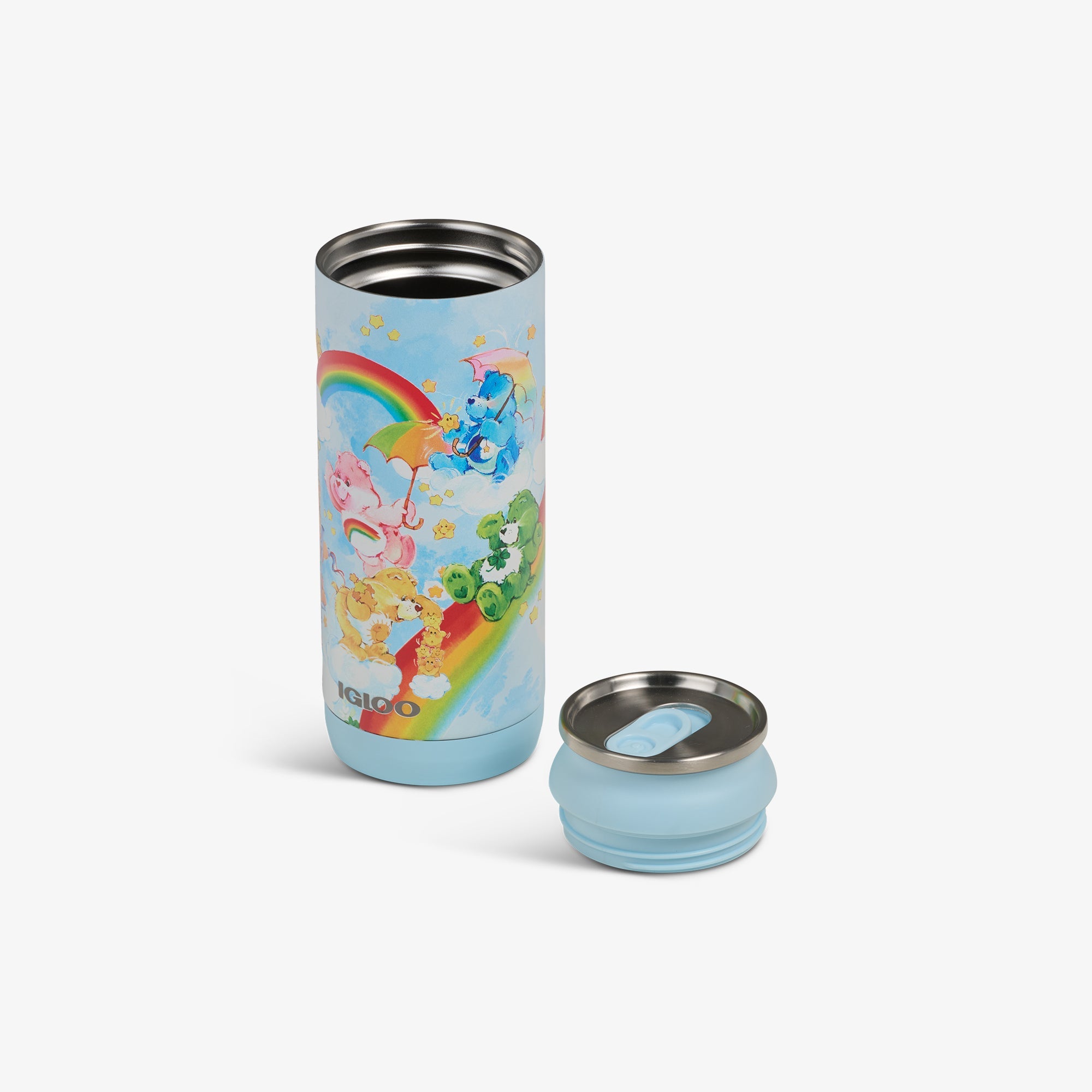 The Care Bears™ 16 Oz Can A9 - Blue - Open View