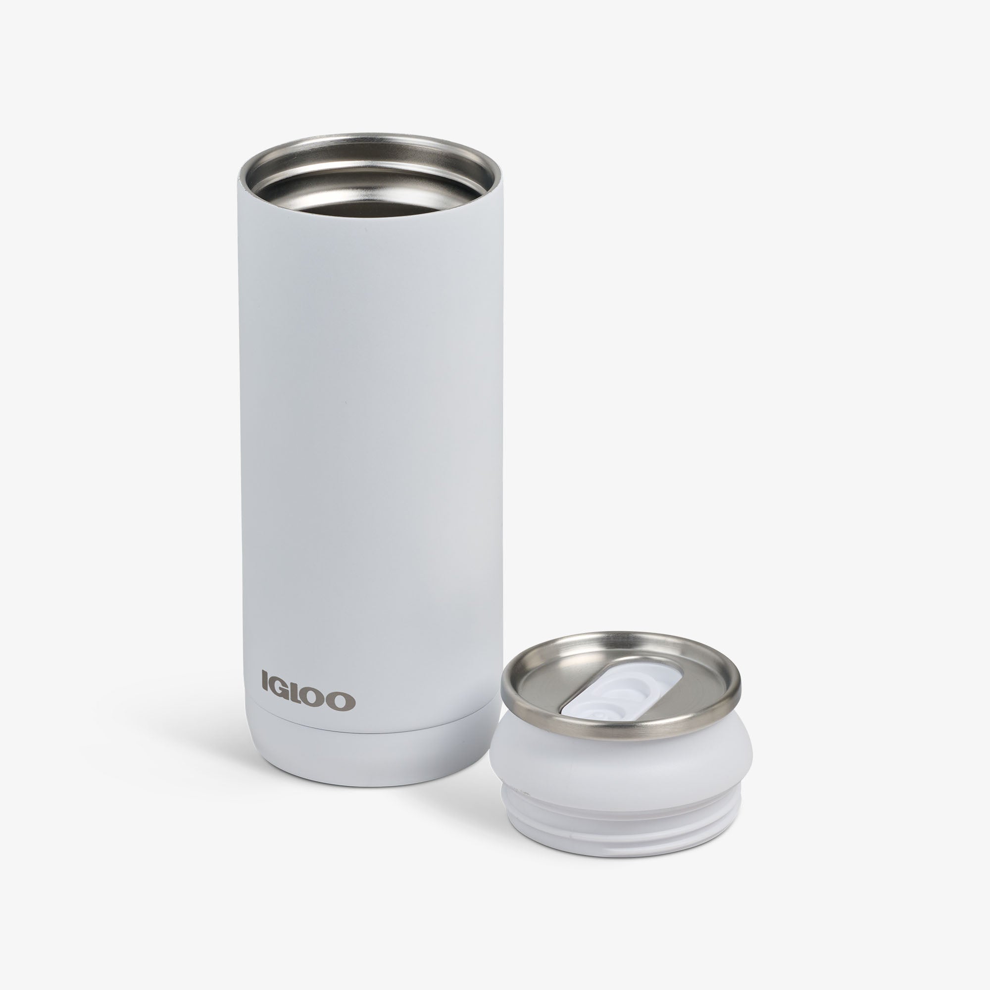 16 Oz Can Z5 - White - Open View