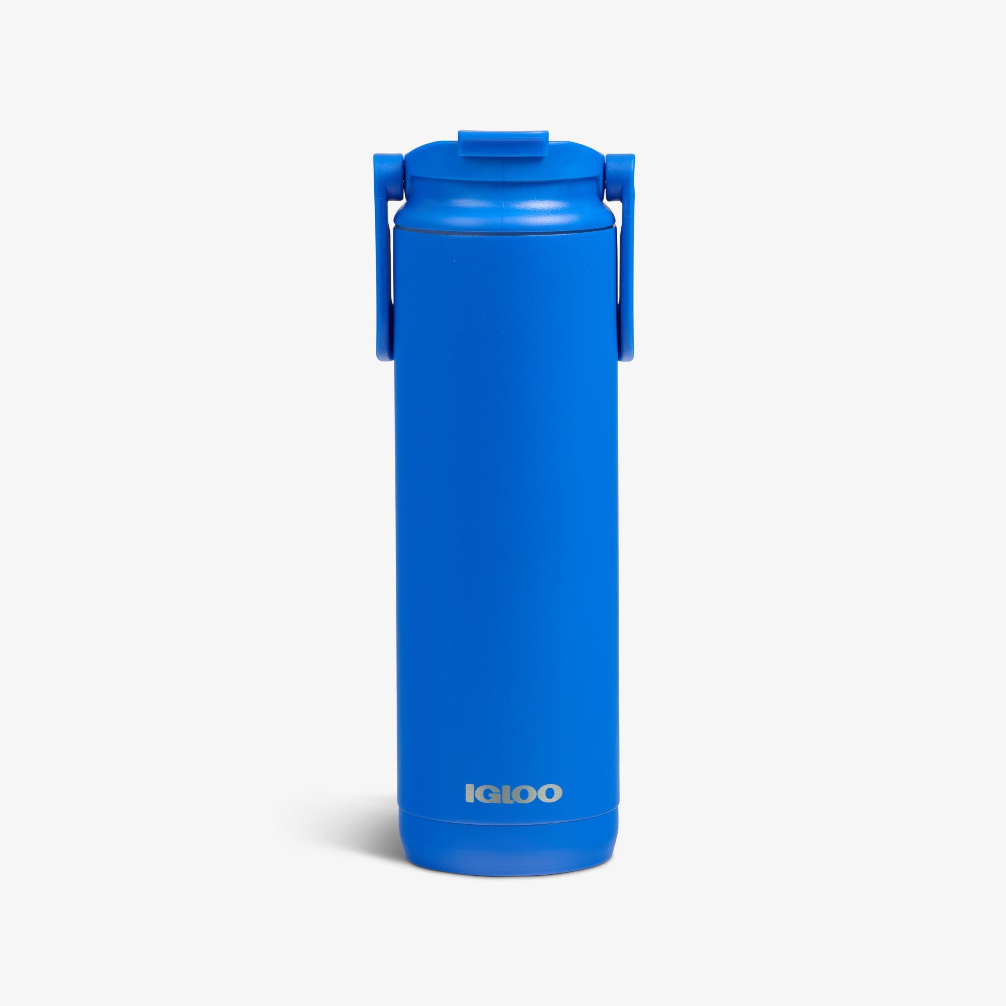 20 Oz Flip ‘n’ Sip Tumbler T9 - Sport Blue - Custom - Front View