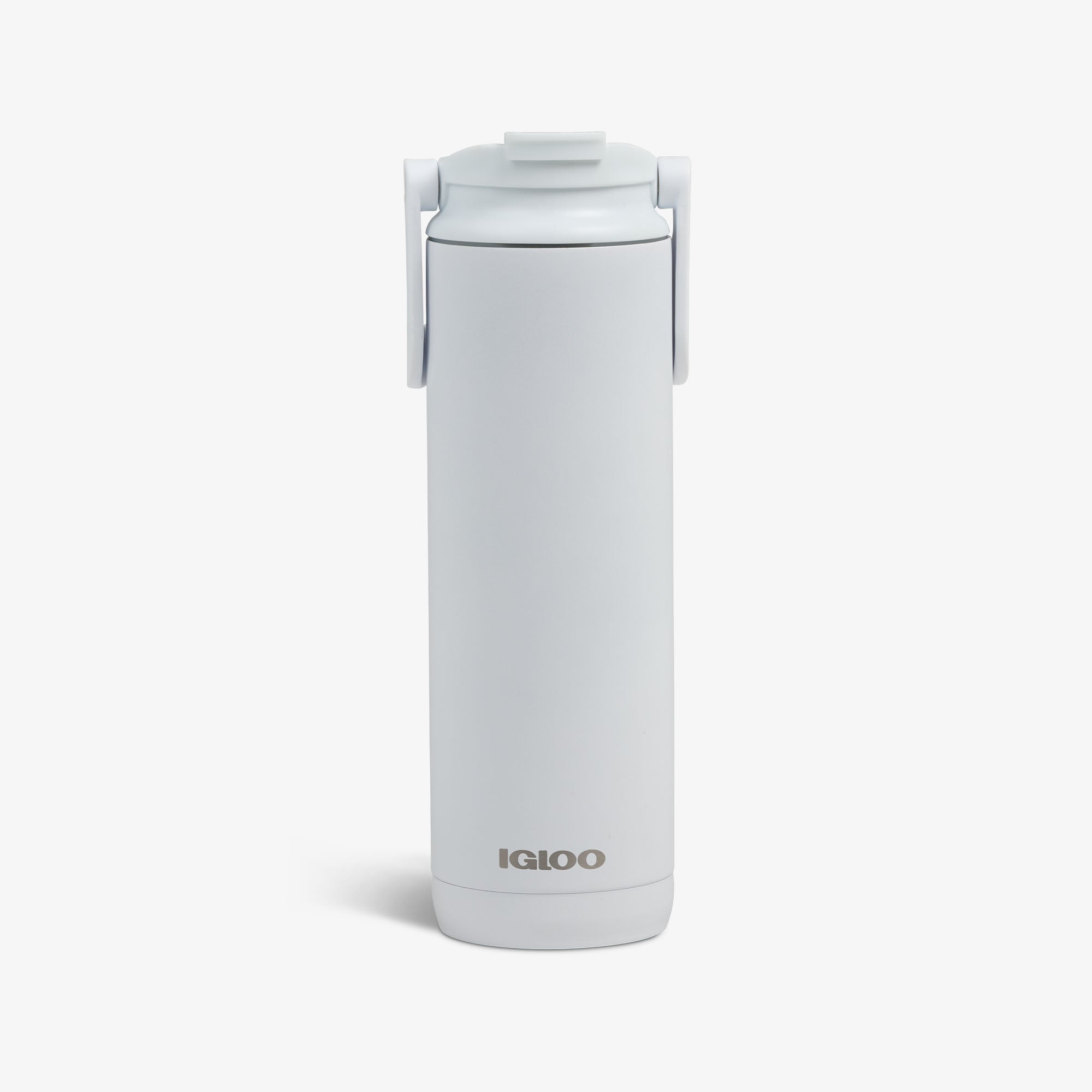 20 Oz Flip ‘n’ Sip Tumbler T9 - White - Custom - Front View