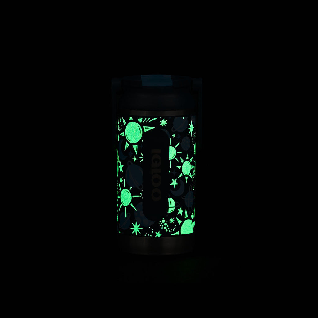 Kids Lunch Glow 12 Oz Sipper Bottle C6 - Cosmic Glow - Product View