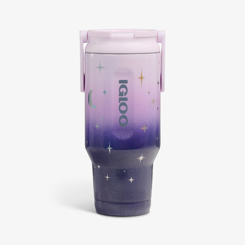 32 Oz Sport Sipper Bottle I7 - Mystic Purple - Front View