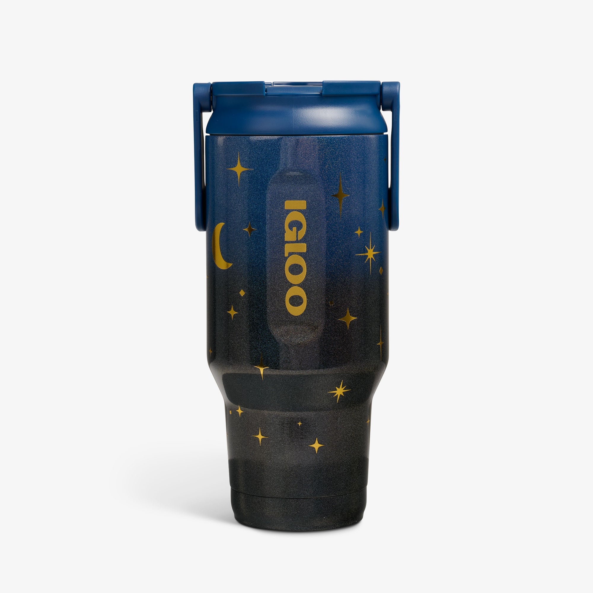 32 Oz Sport Sipper Bottle I7 - Midnight Blue - Front View