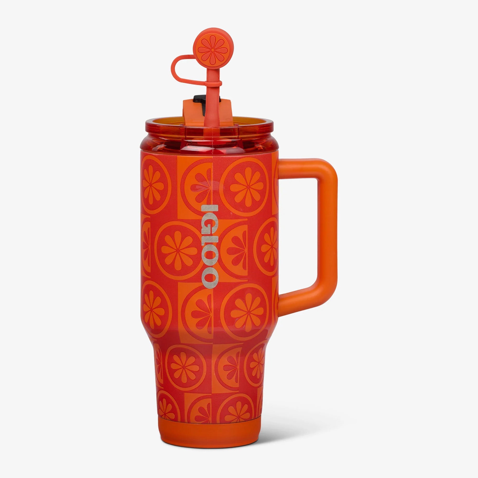 32 Oz Flip ‘n’ Sip Travel Mug X1 - Orange - Product View