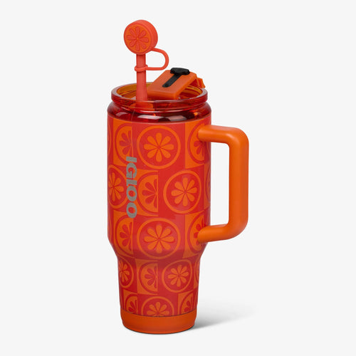32 Oz Flip ‘n’ Sip Travel Mug X1 - Orange - Product View